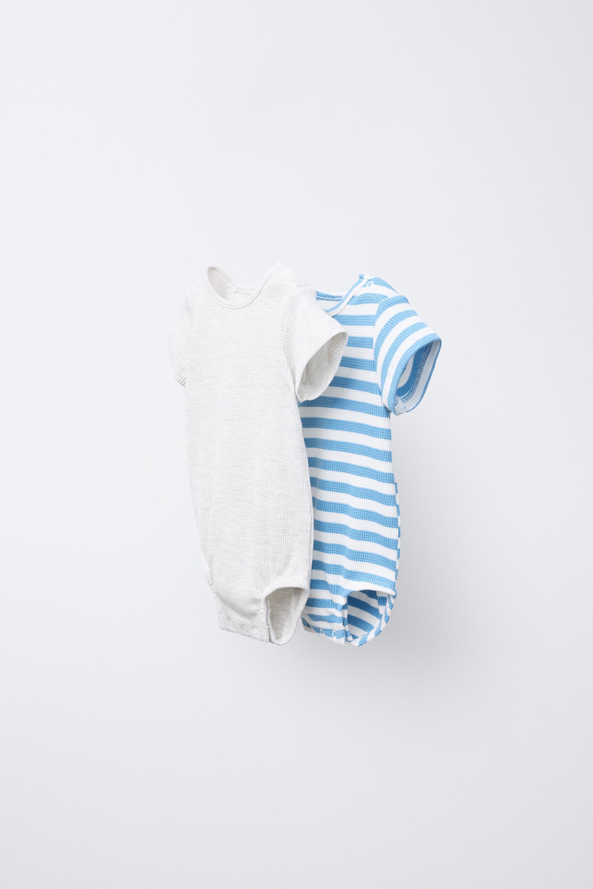TWO-PACK WAFFLE BODYSUITS