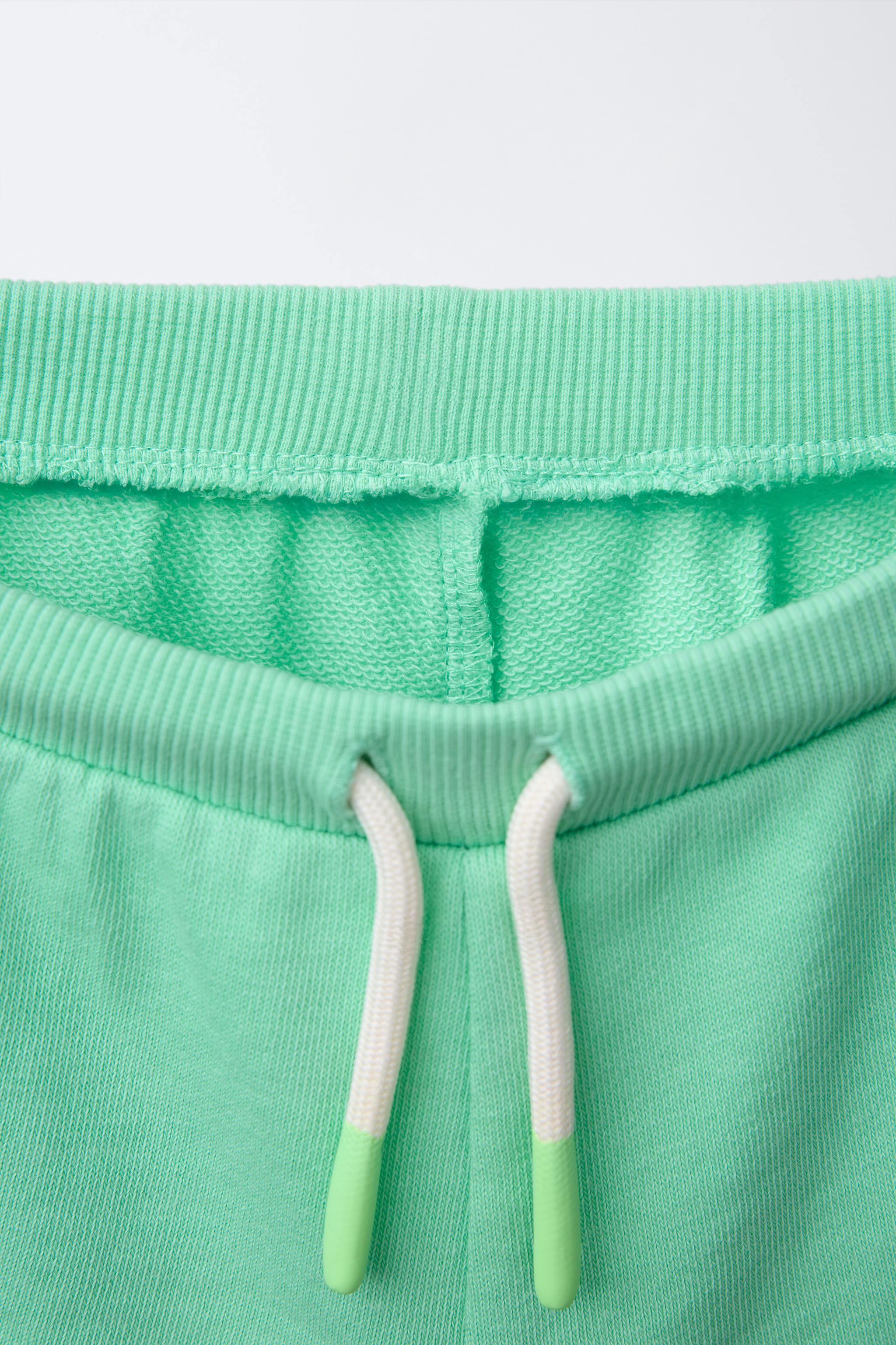 EMBROIDERED PLUSH SHORTS