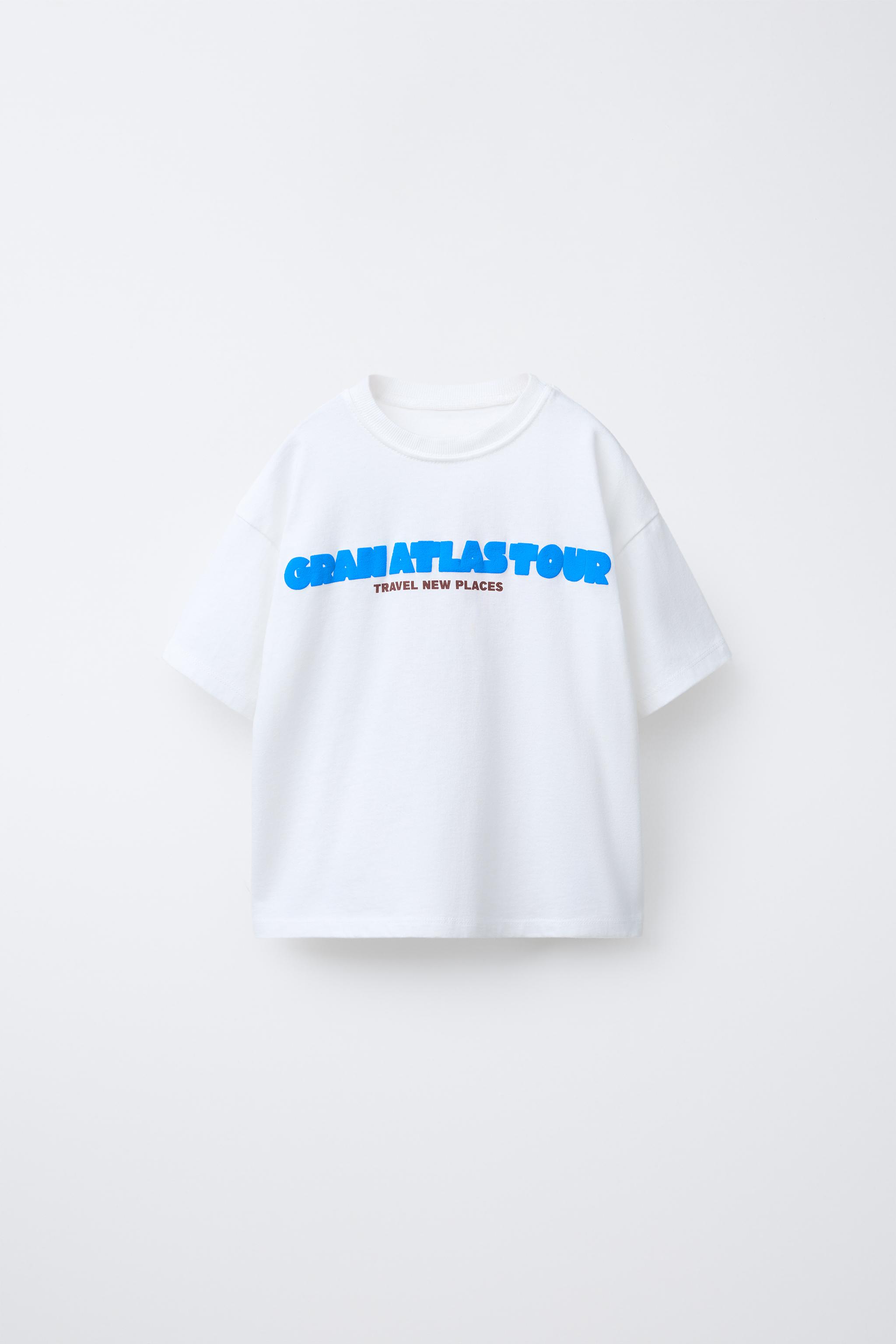 RAISED TEXT T-SHIRT
