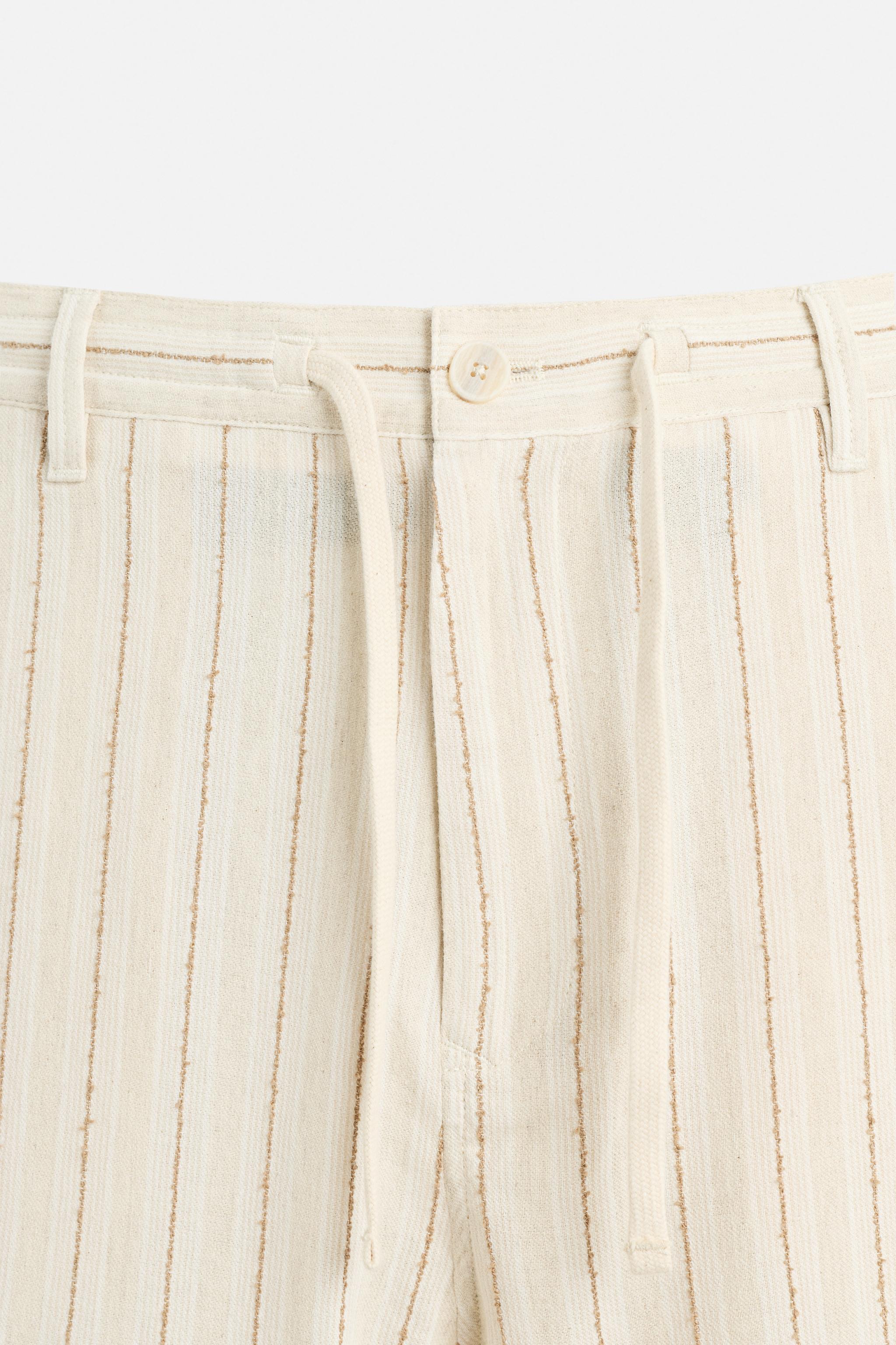JACQUARD STRIPED PANTS