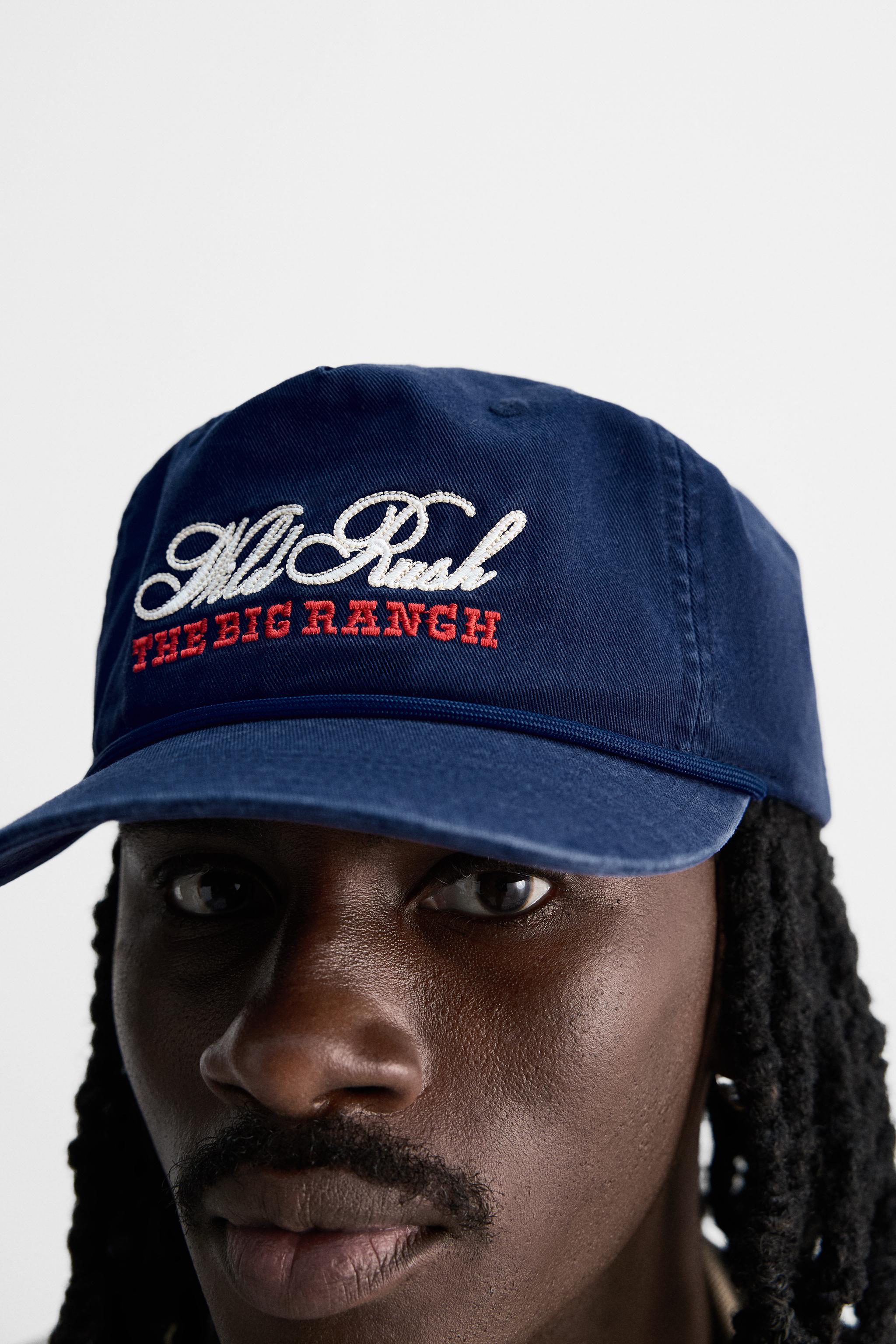 WASHED EMBROIDERED CAP