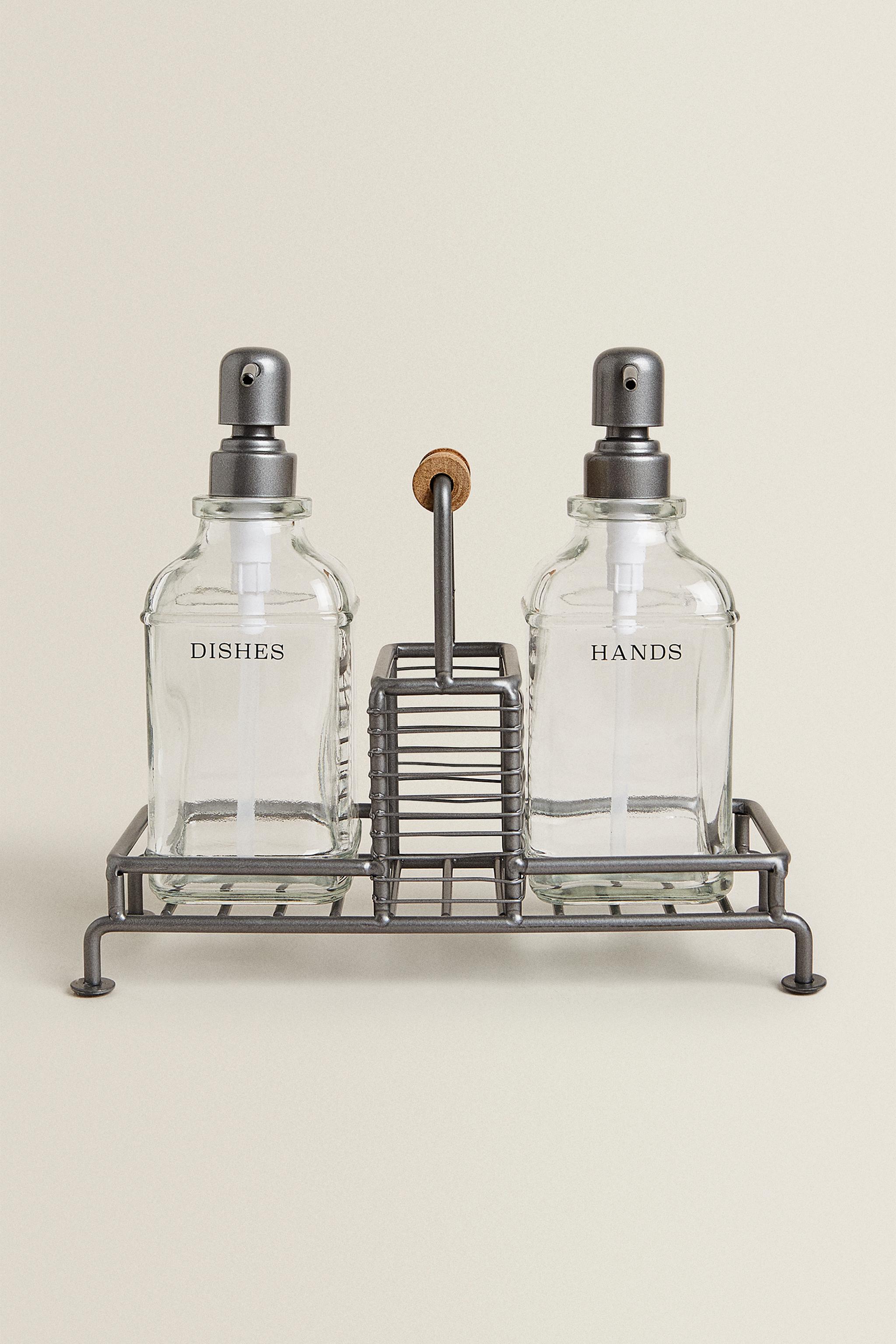 DOUBLE KITCHEN DISPENSER WITH STAND