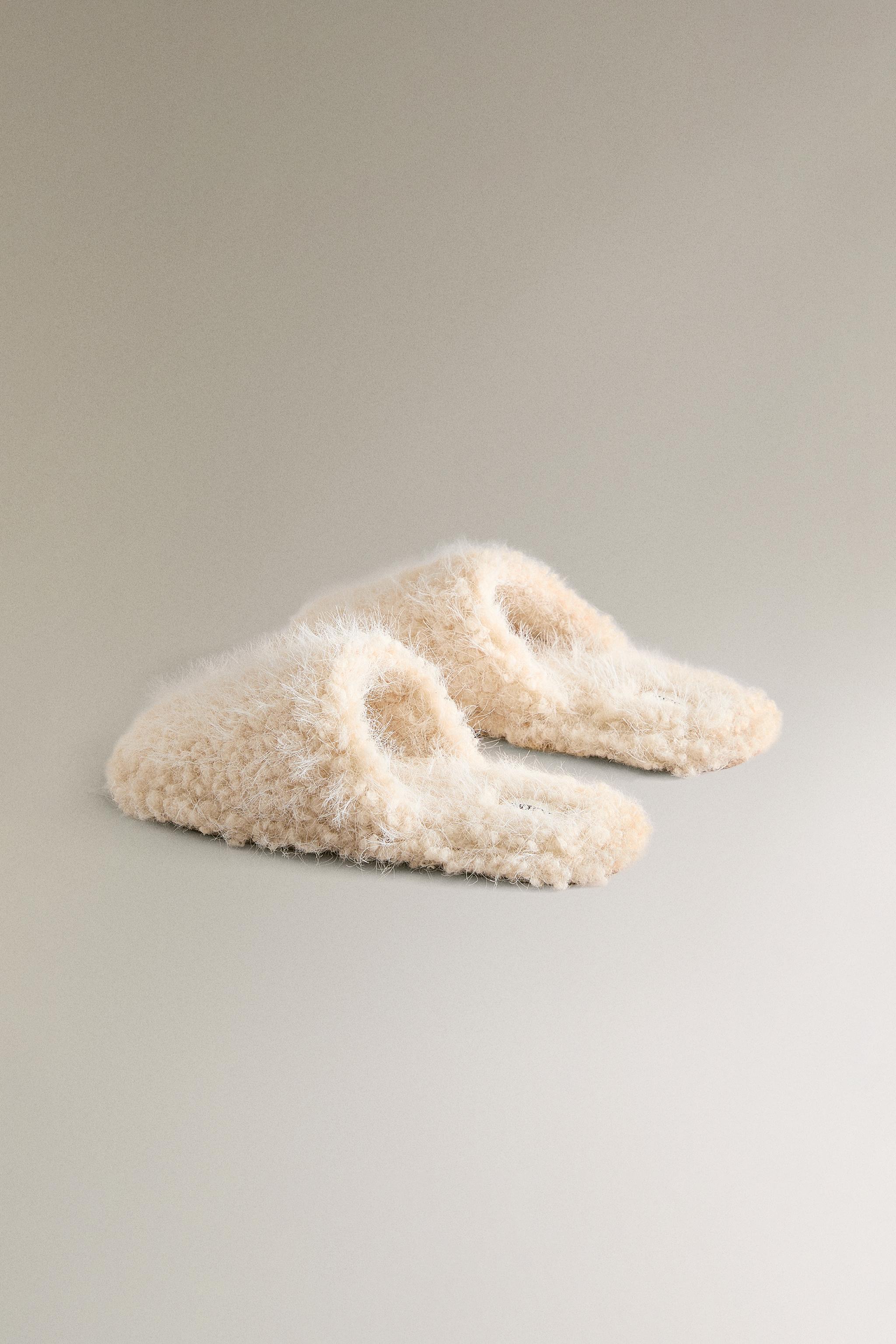 FAUX FUR MULE SLIPPERS