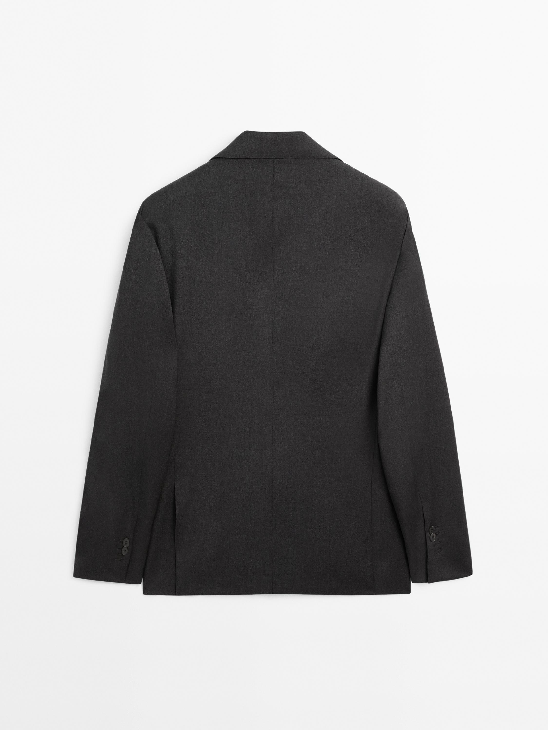 100% wool suit blazer