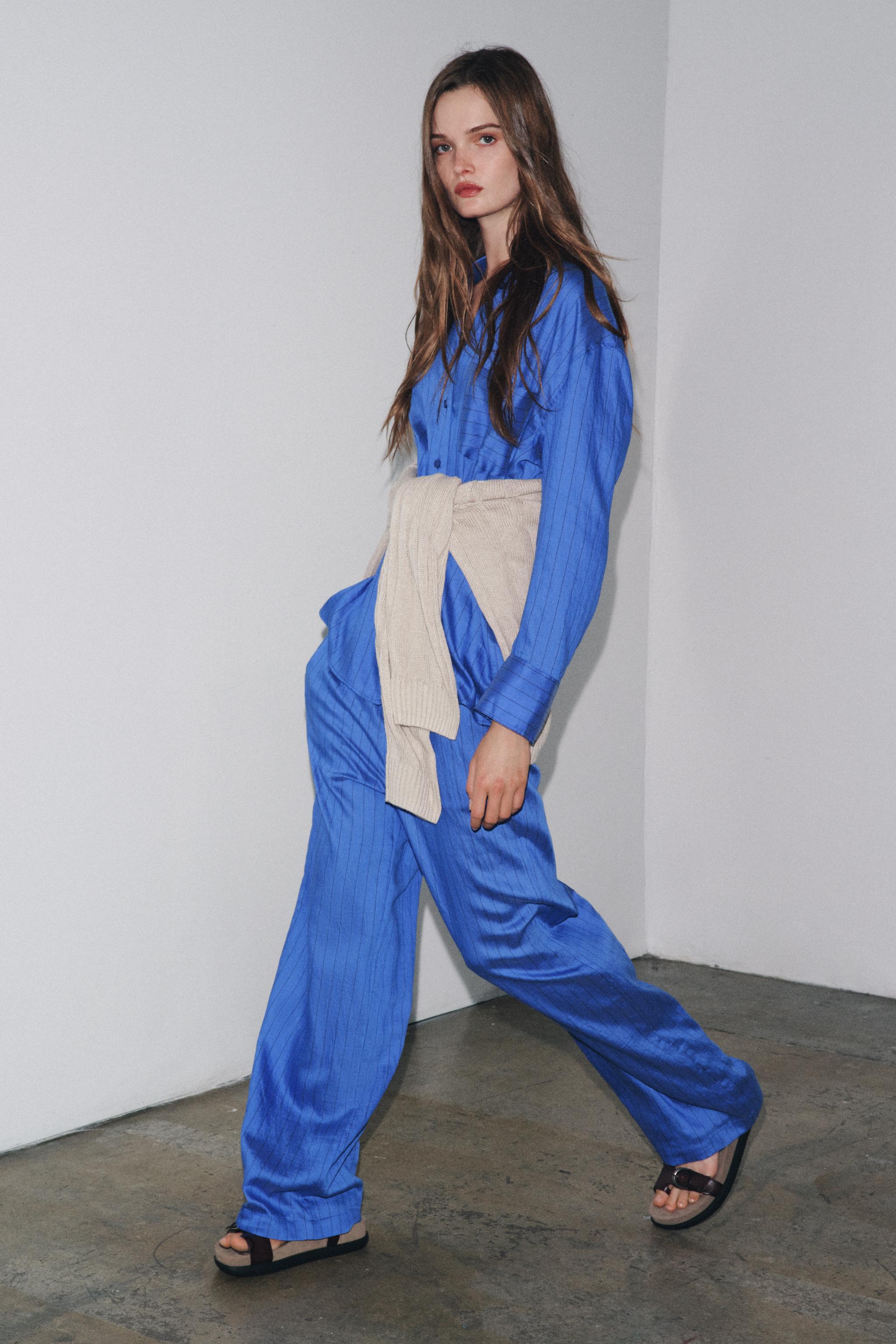 ZW COLLECTION OVERSIZED STRIPED SHIRT