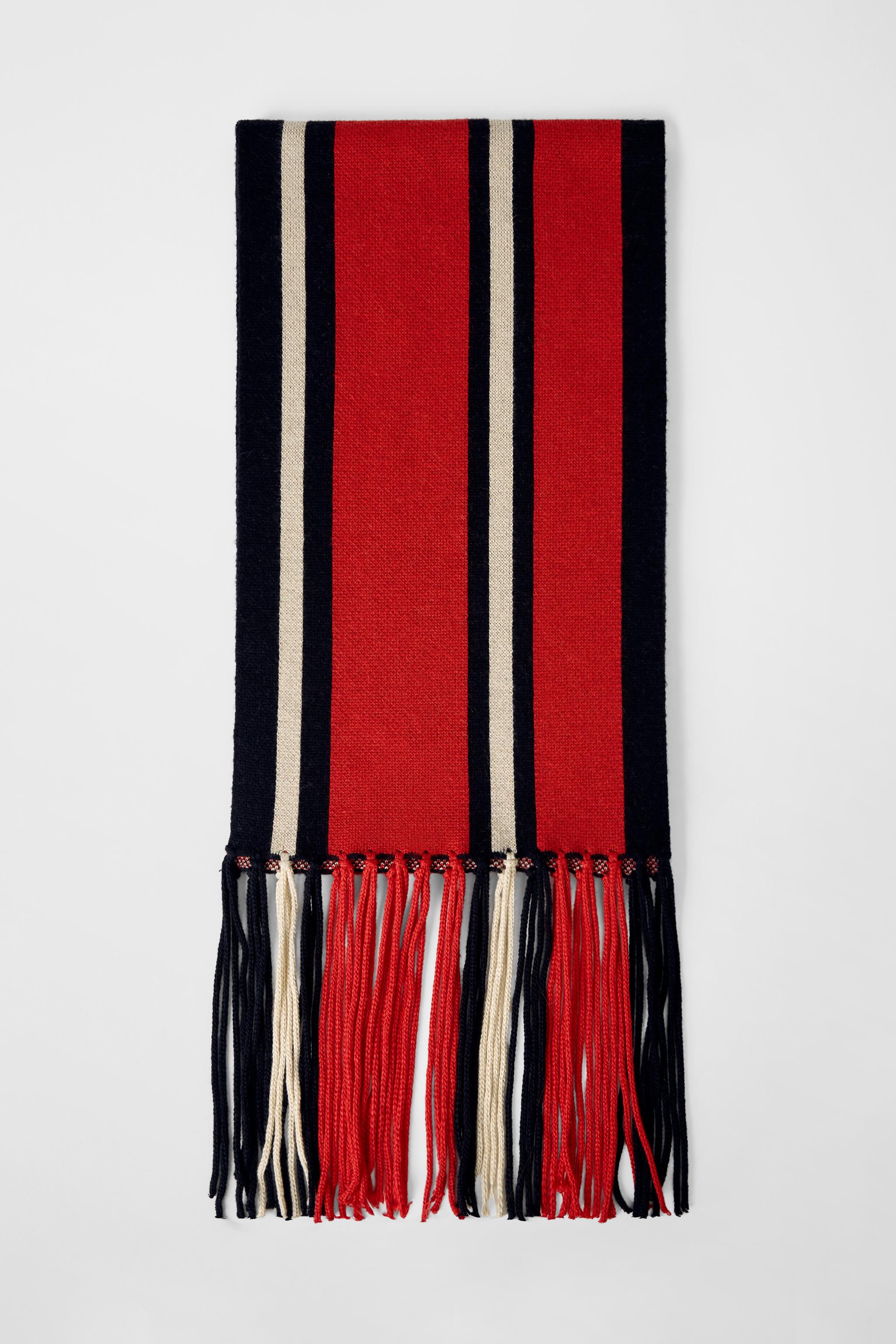 STRIPED SCARF BOBBY GILLESPIE X ZARA