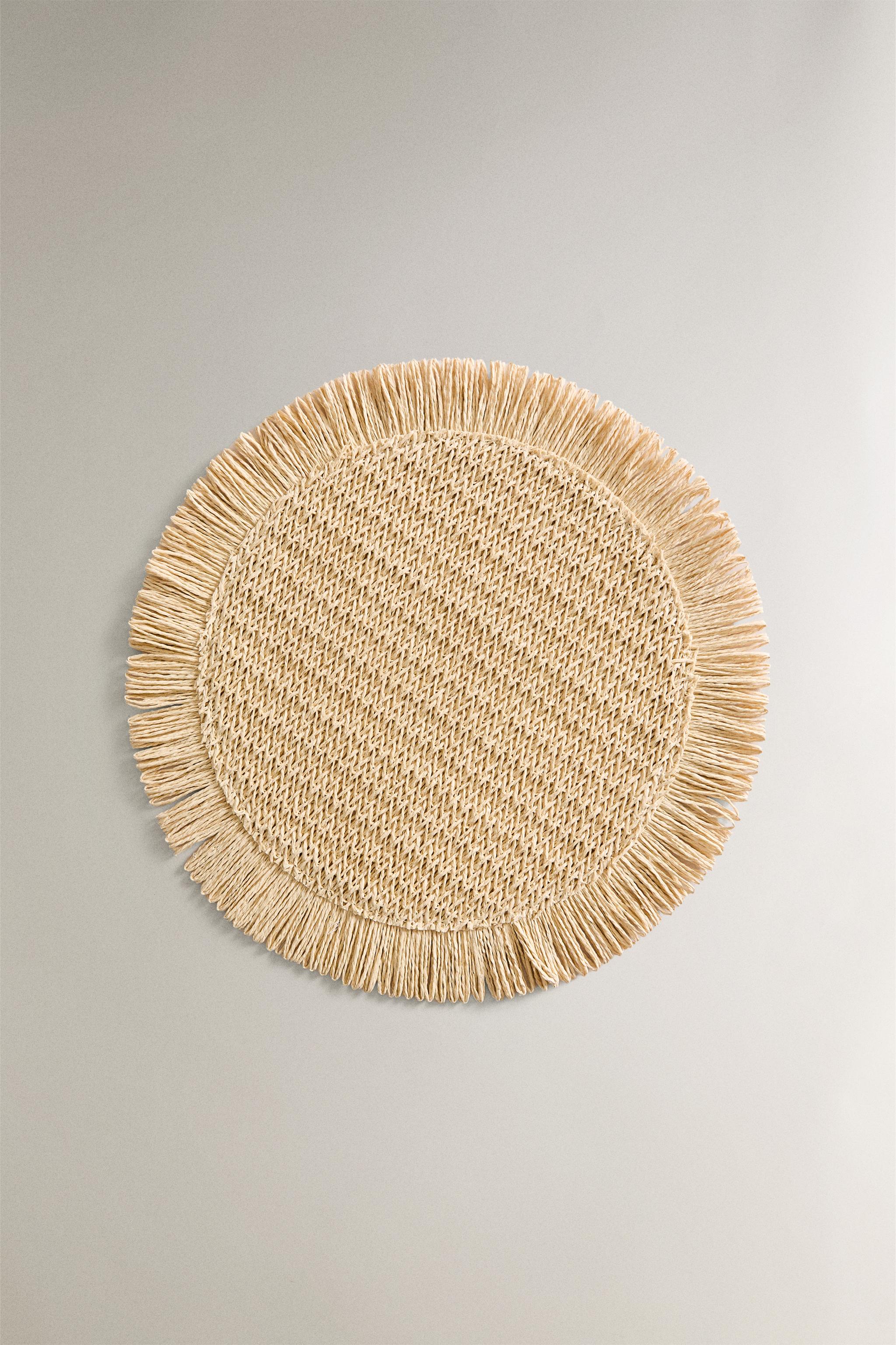FRINGED PAPER PLACEMAT (PACK OF 2)