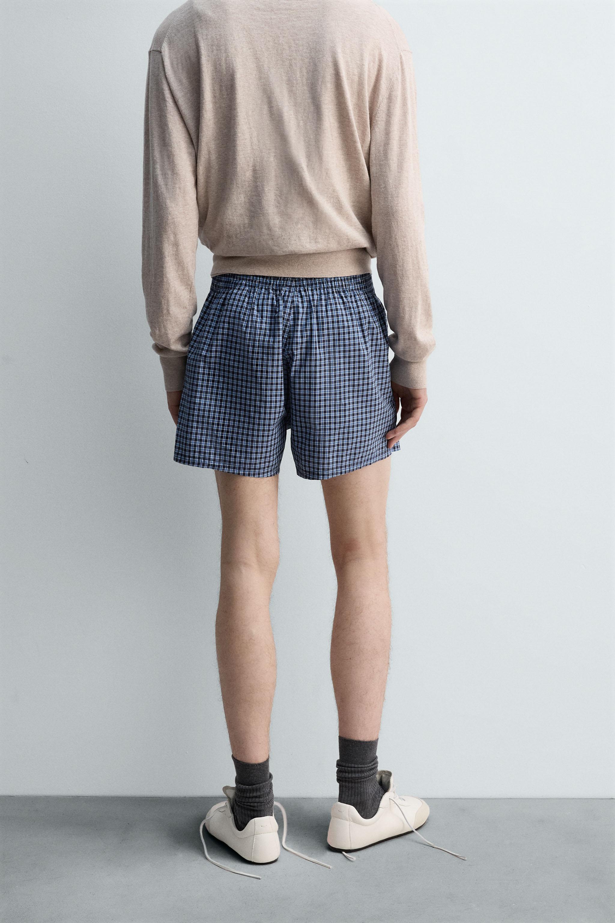 LIMITED EDITION CHECKERED POPLIN BOXERS