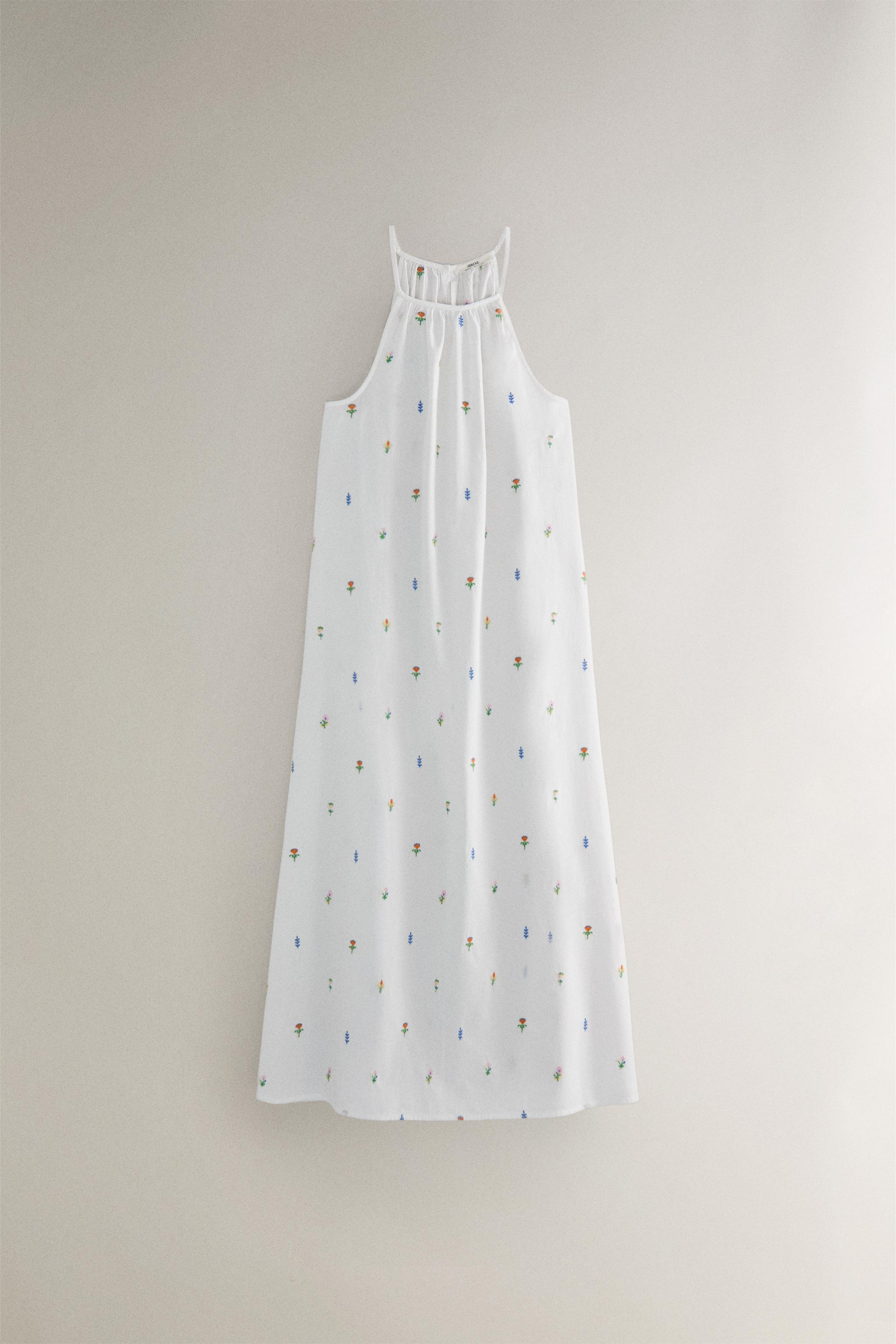 COTTON NIGHTGOWN WITH MINI FLOWERS
