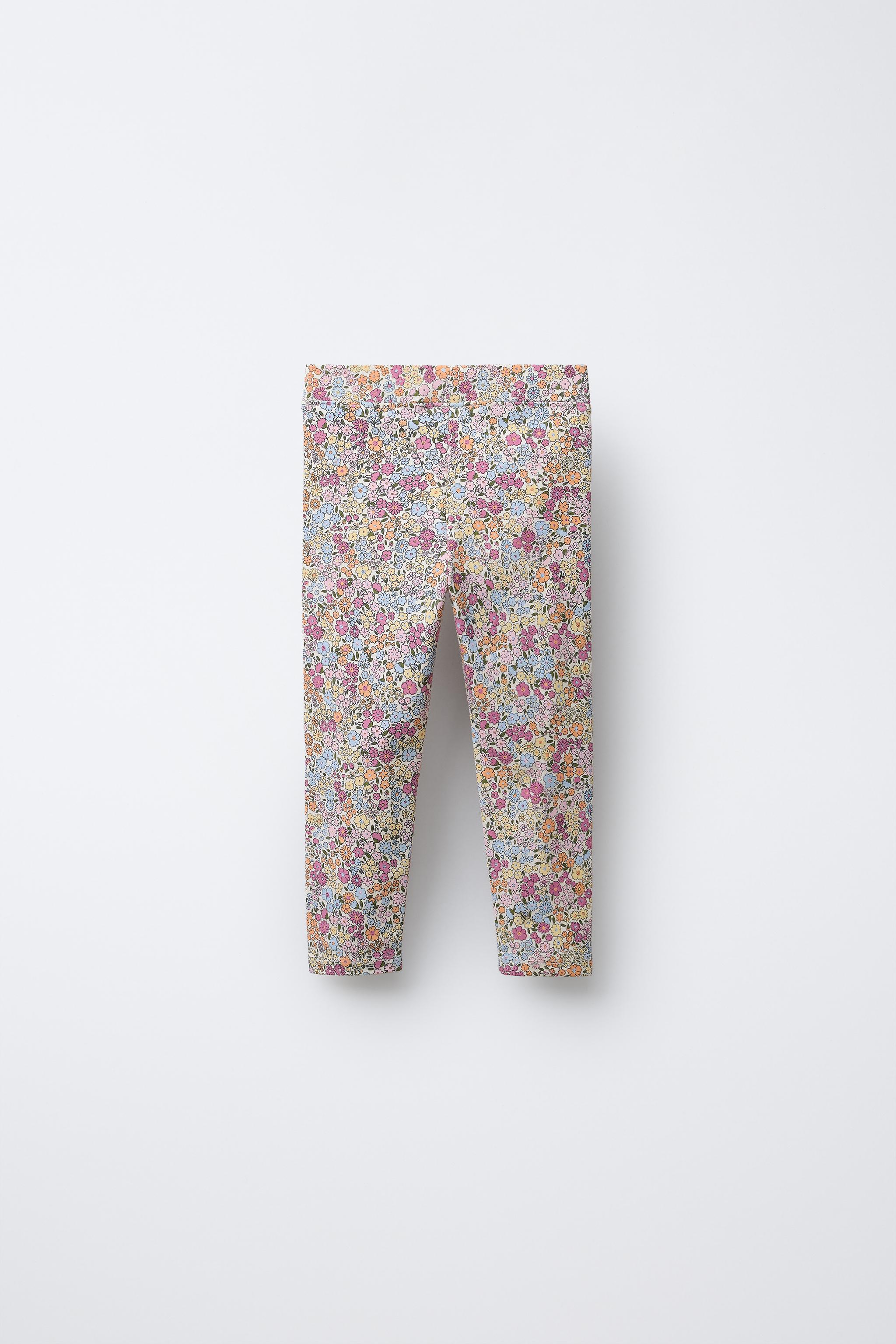 TWO-PACK PLAIN AND PRINTED LEGGINGS