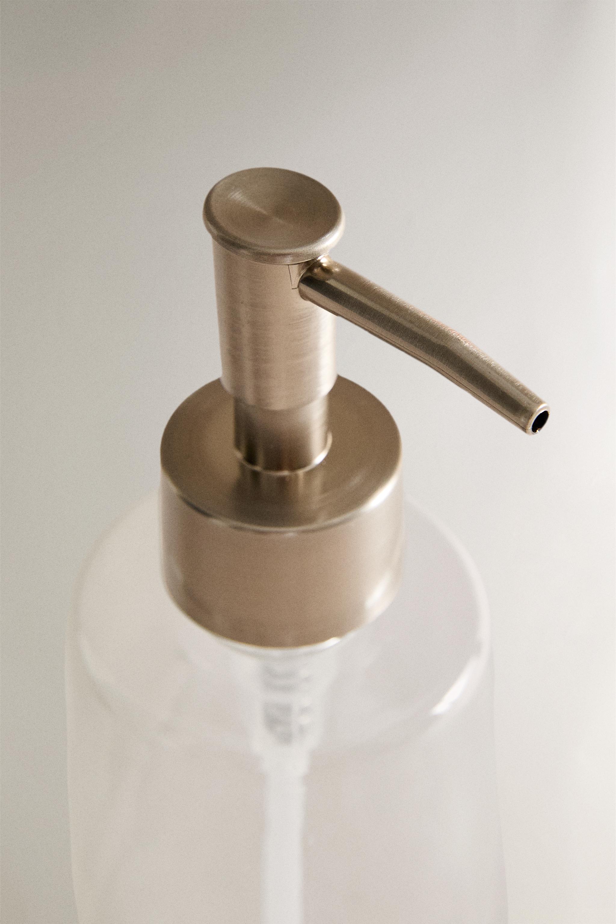 BOROSILICATE GLASS SOAP DISPENSER