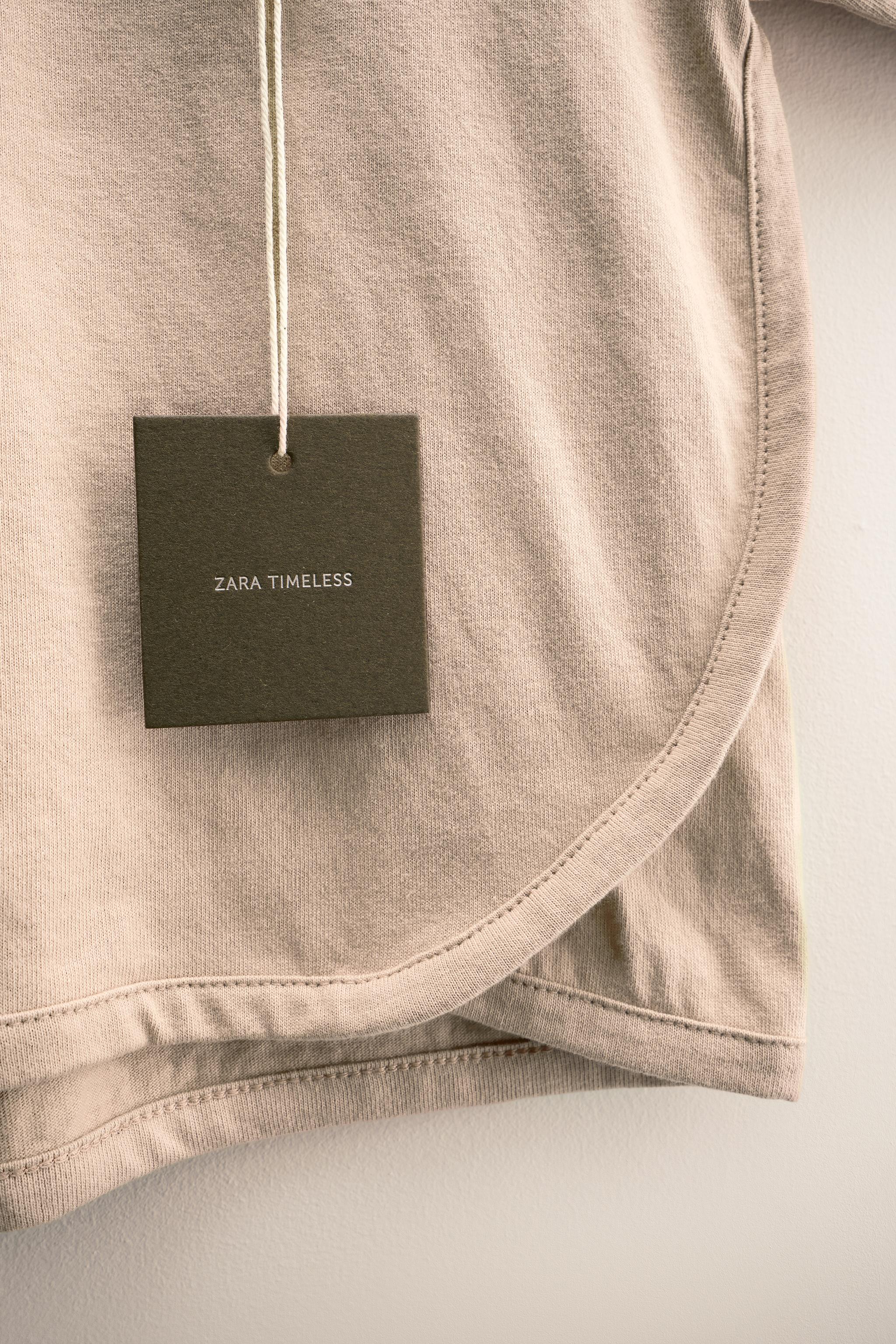 ZARA TIMELESS - PLAIN T-SHIRT WITH PIPING