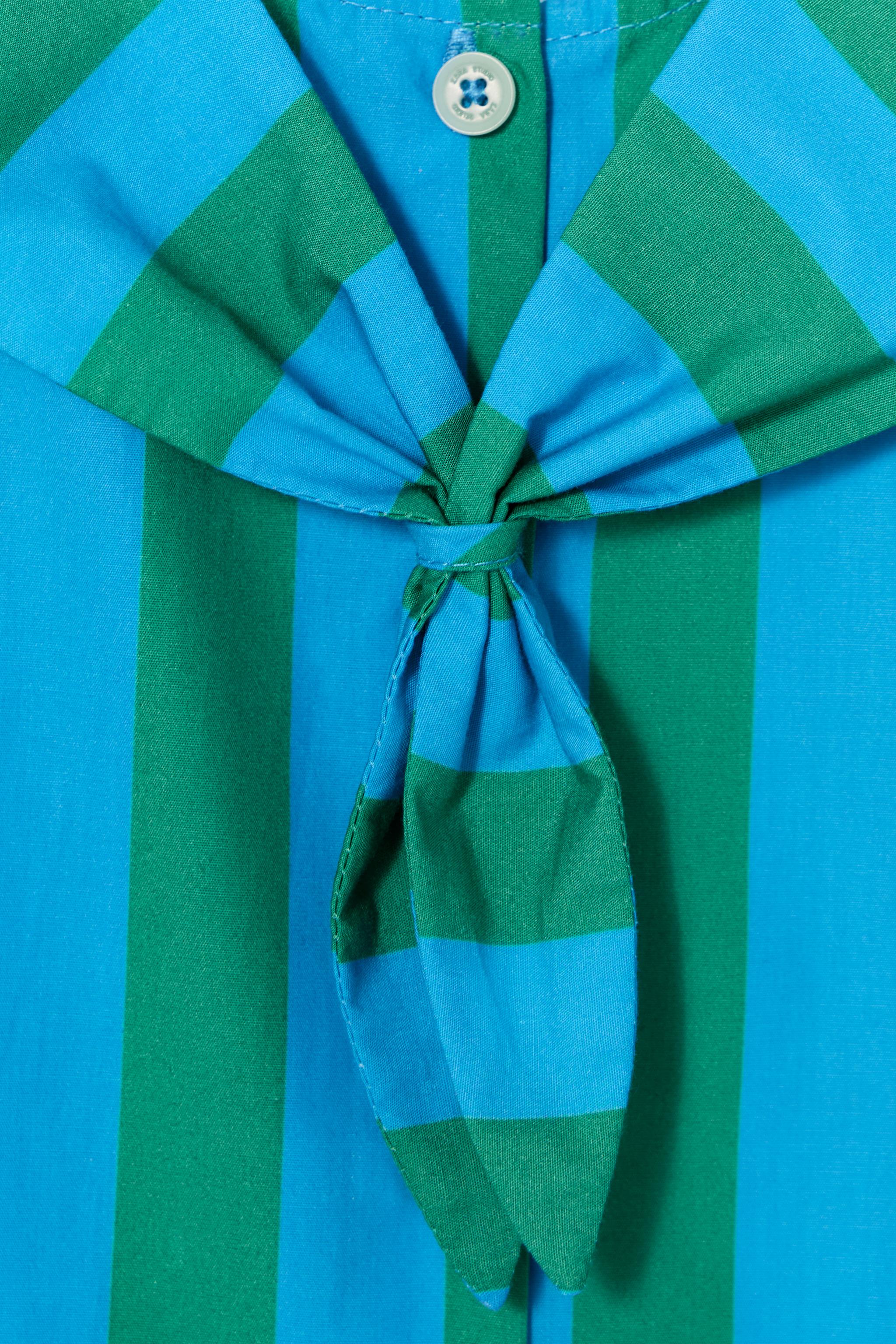 LIMITED EDITION STRIPED SCARF SHIRT