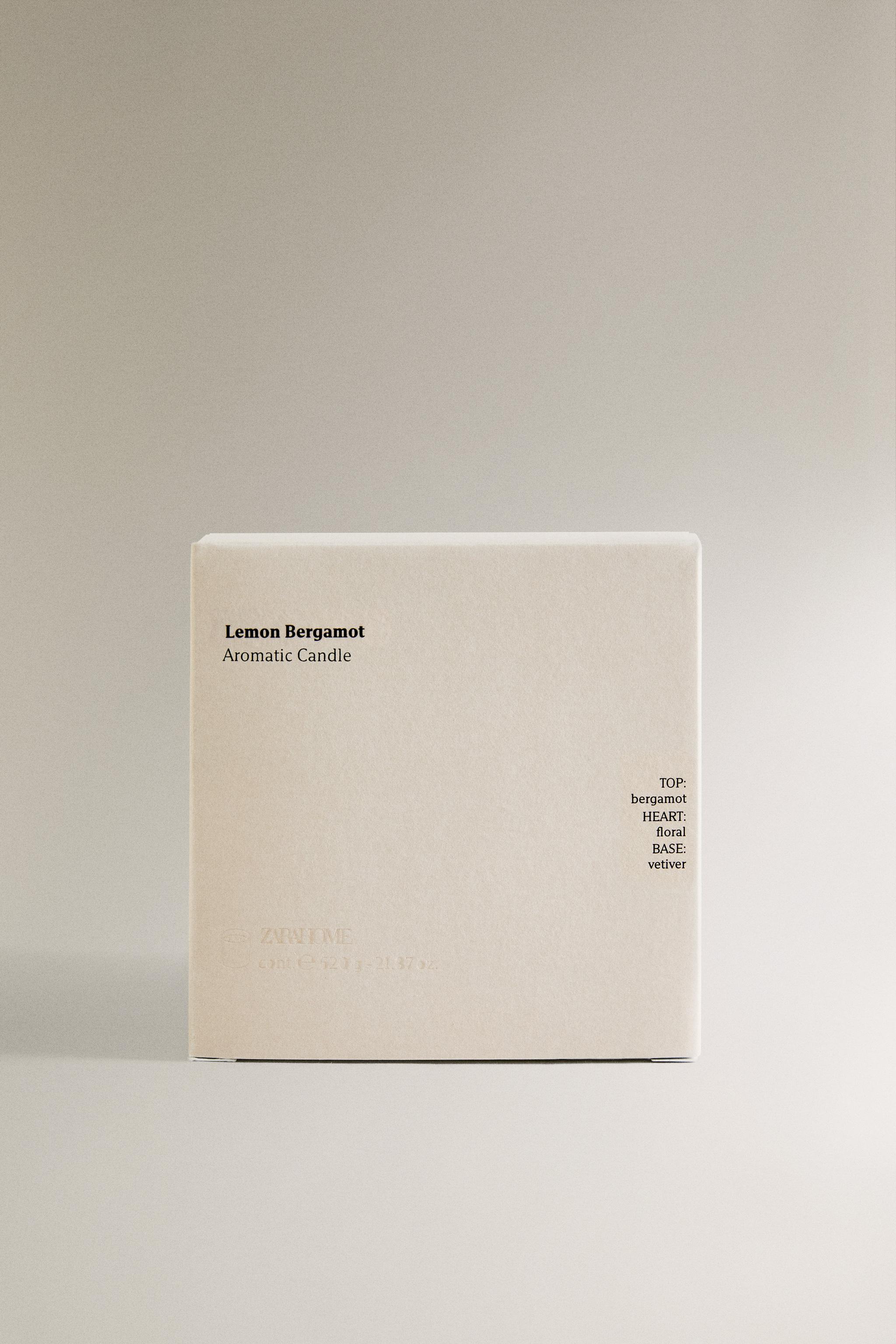 (620 G) LEMON BERGAMOT SCENTED CANDLE