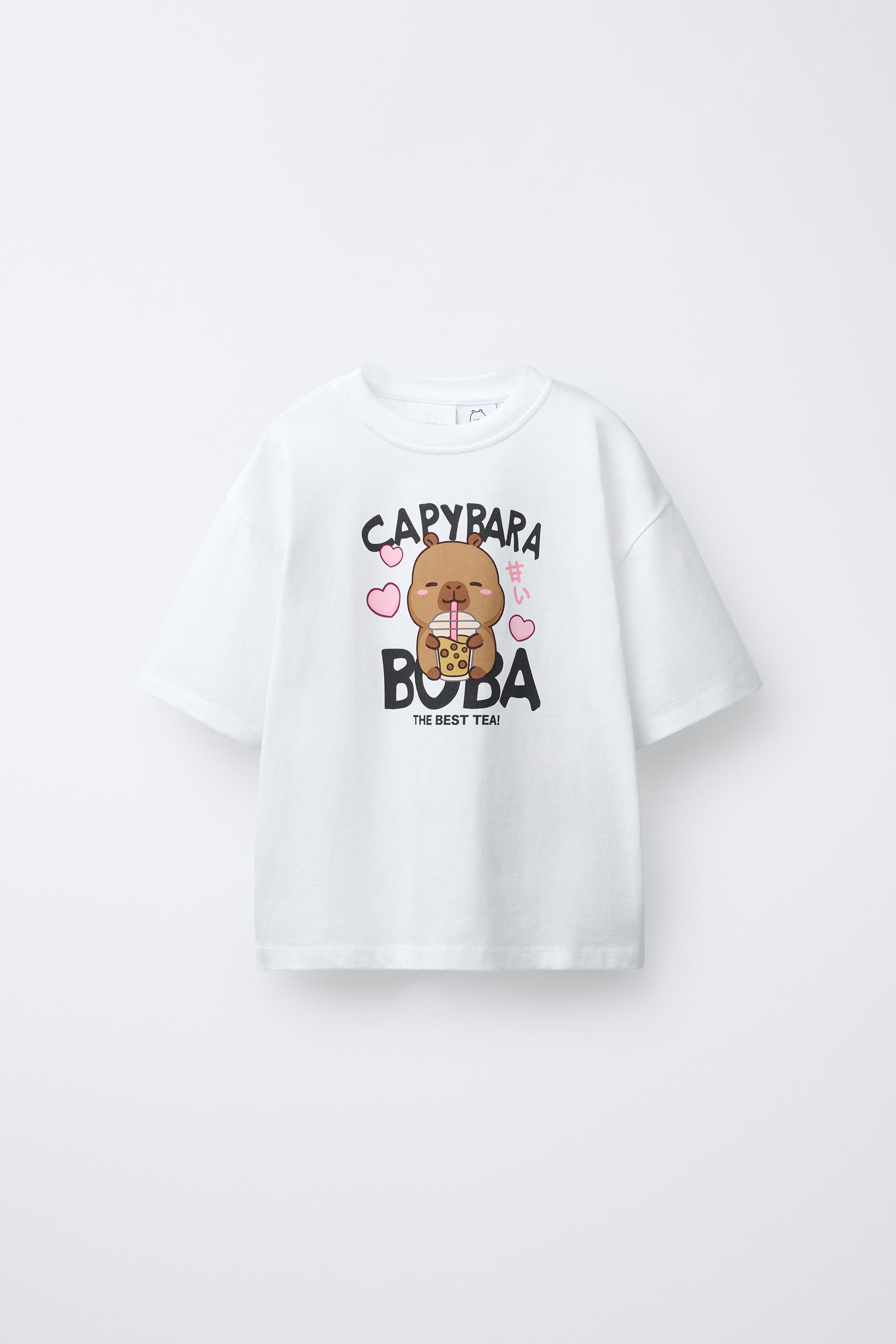 CAPYBARA CAPYFUN © PRINTED T-SHIRT