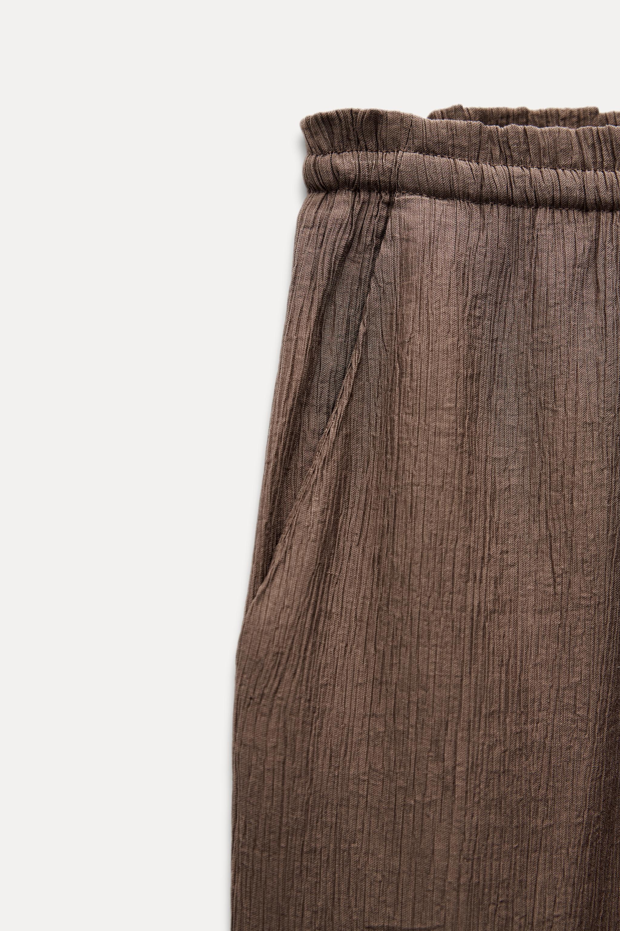 TEXTURED WEAVE PANTS