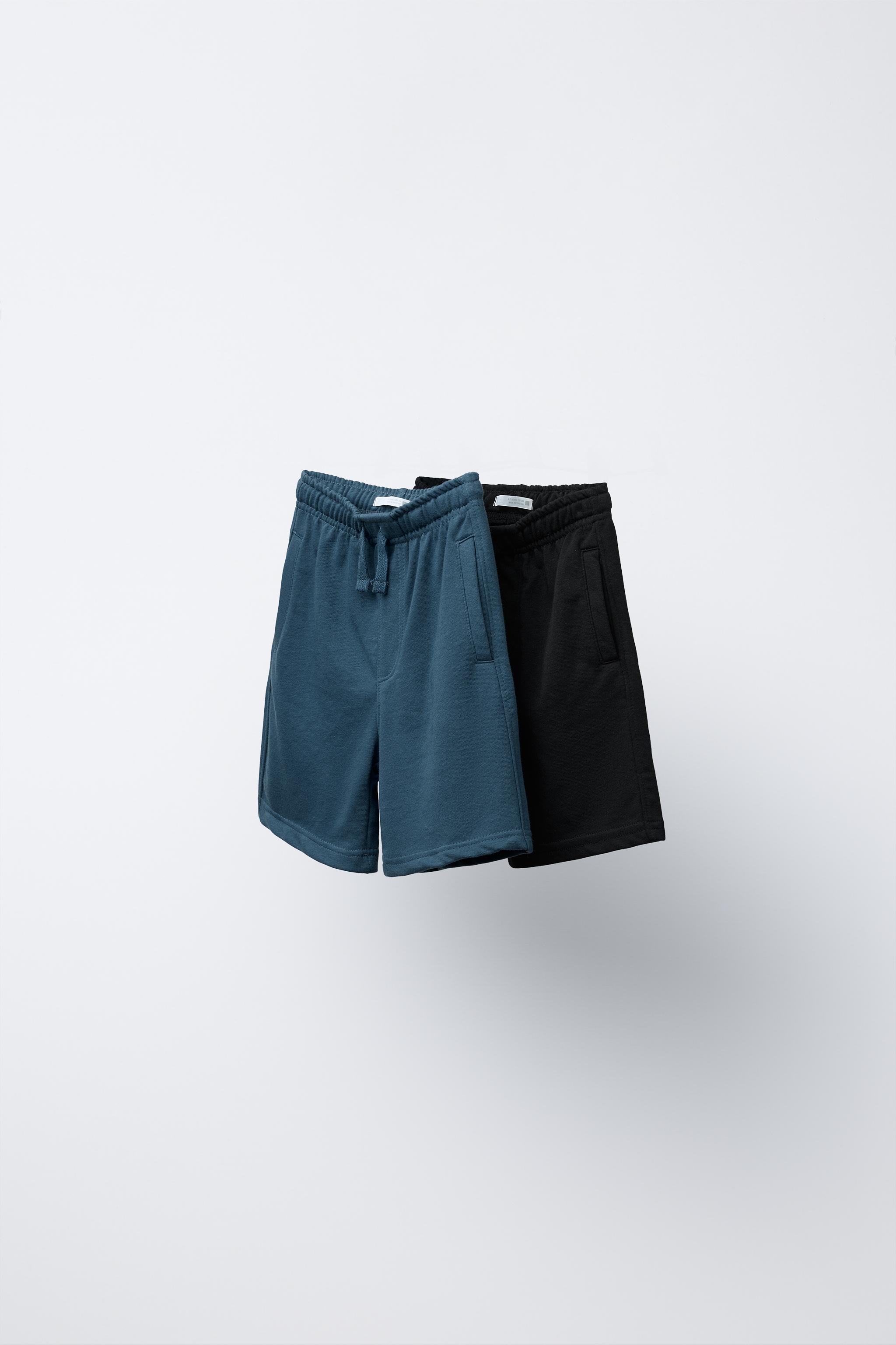 TWO-PACK SOLID STRAIGHT SHORTS