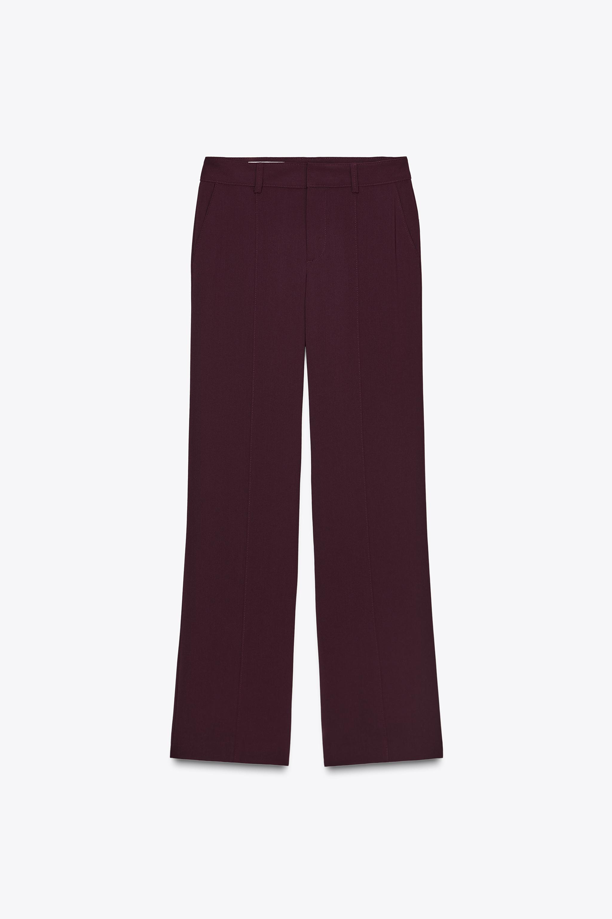SEAMED STRAIGHT LEG PANTS
