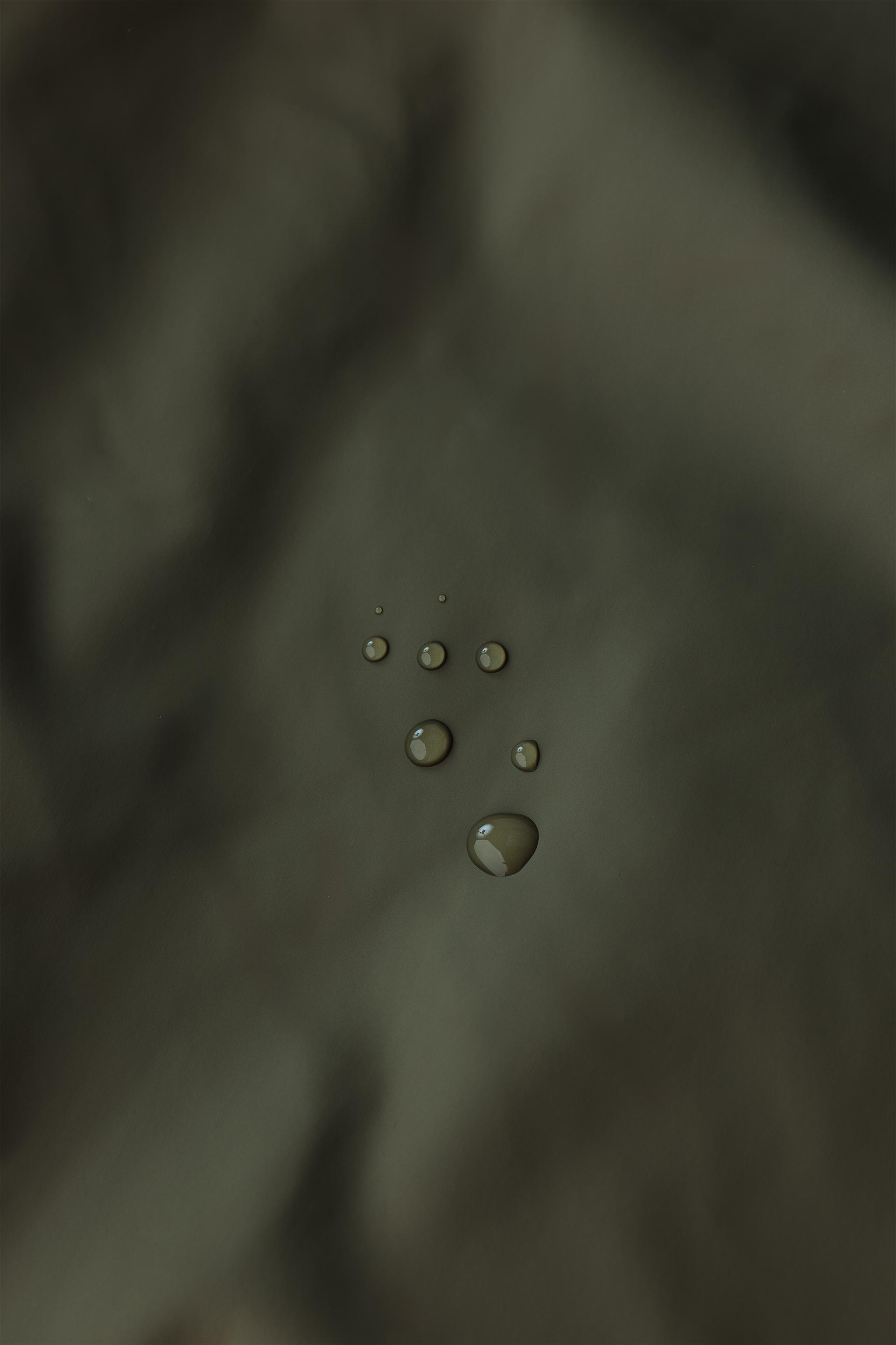 WATER REPELLENT FAUX SHEARLING COATED JACKET