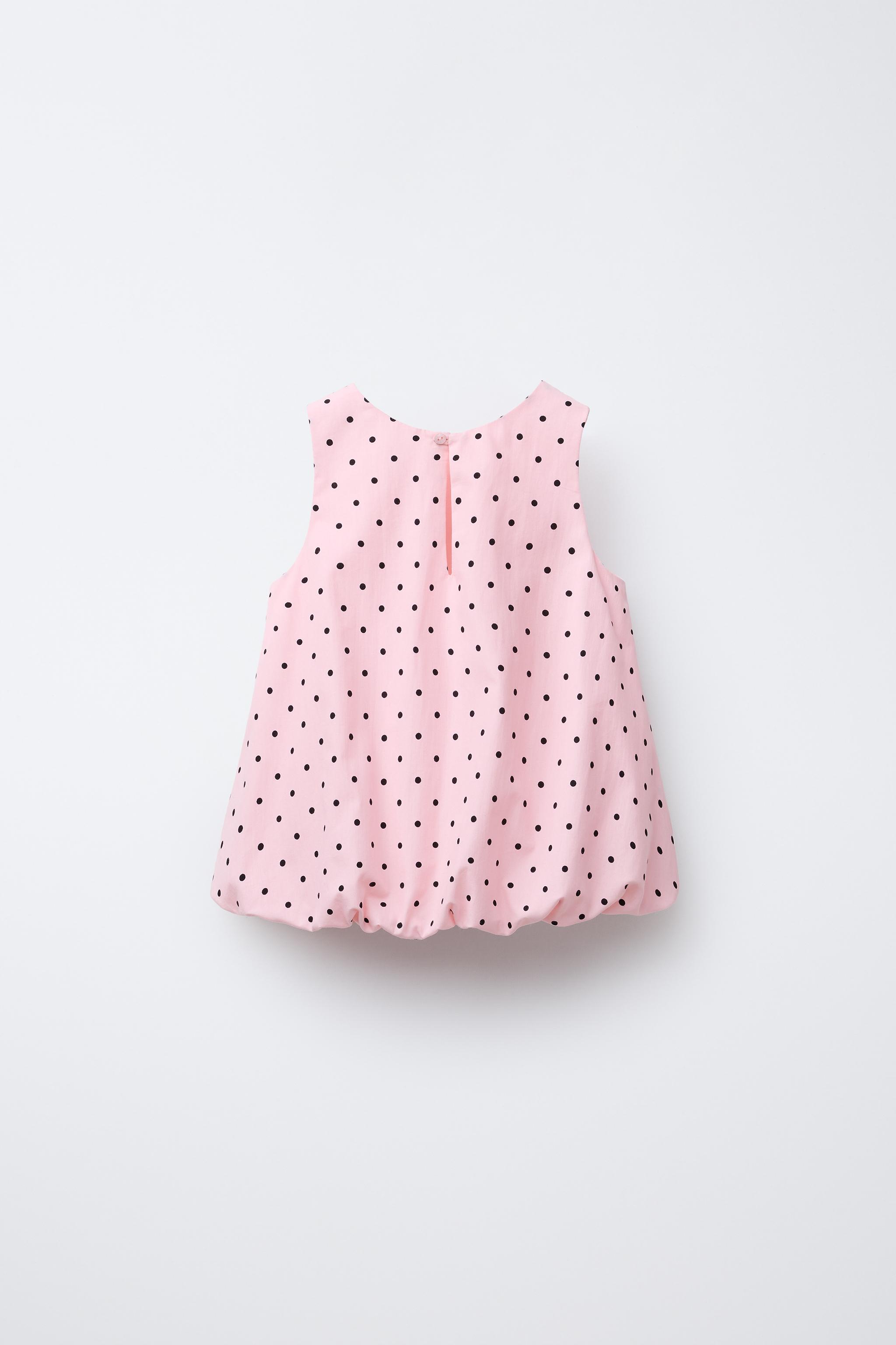 POLKA DOT PRINTED BALLOON TOP