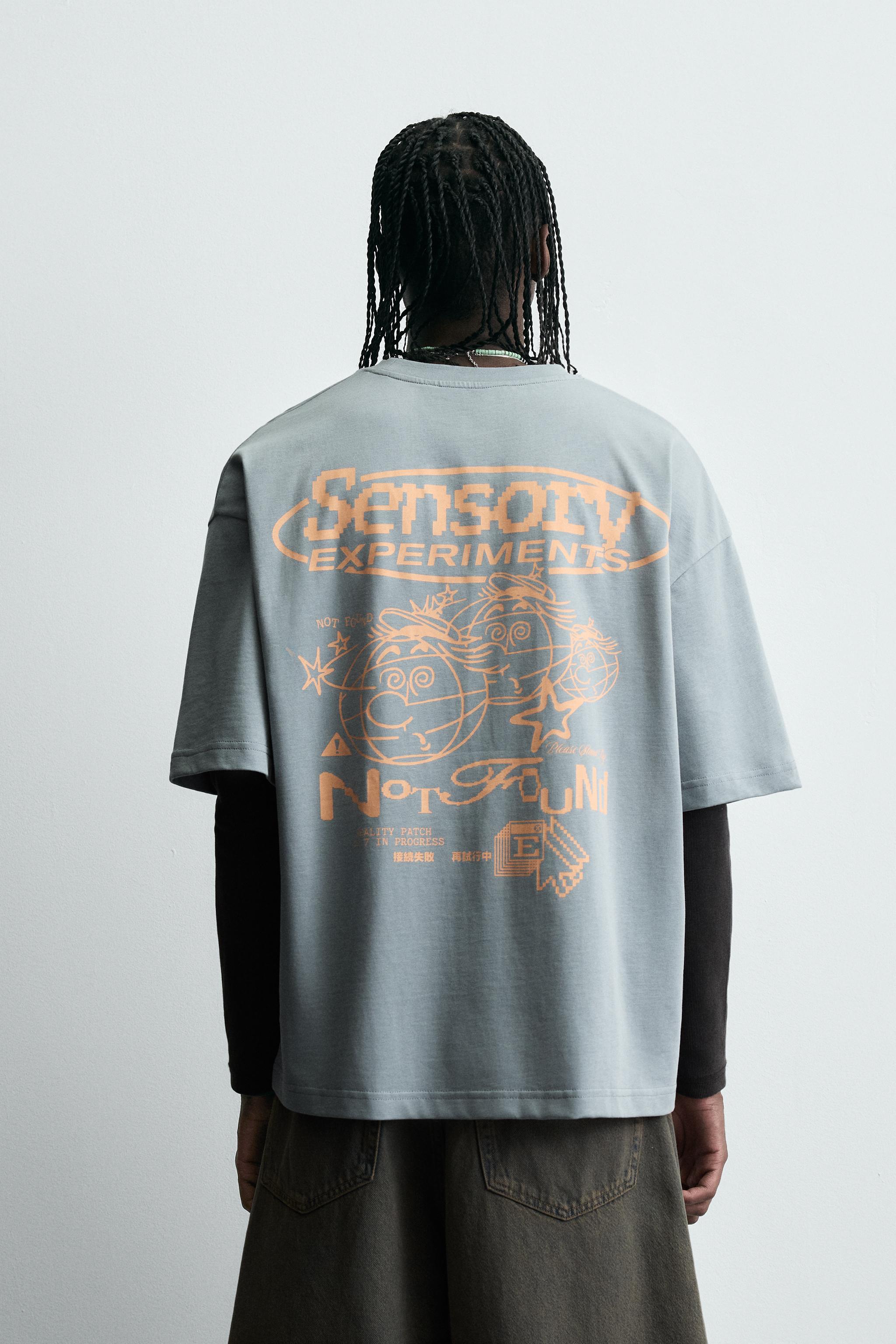 WASHED PRINT T-SHIRT