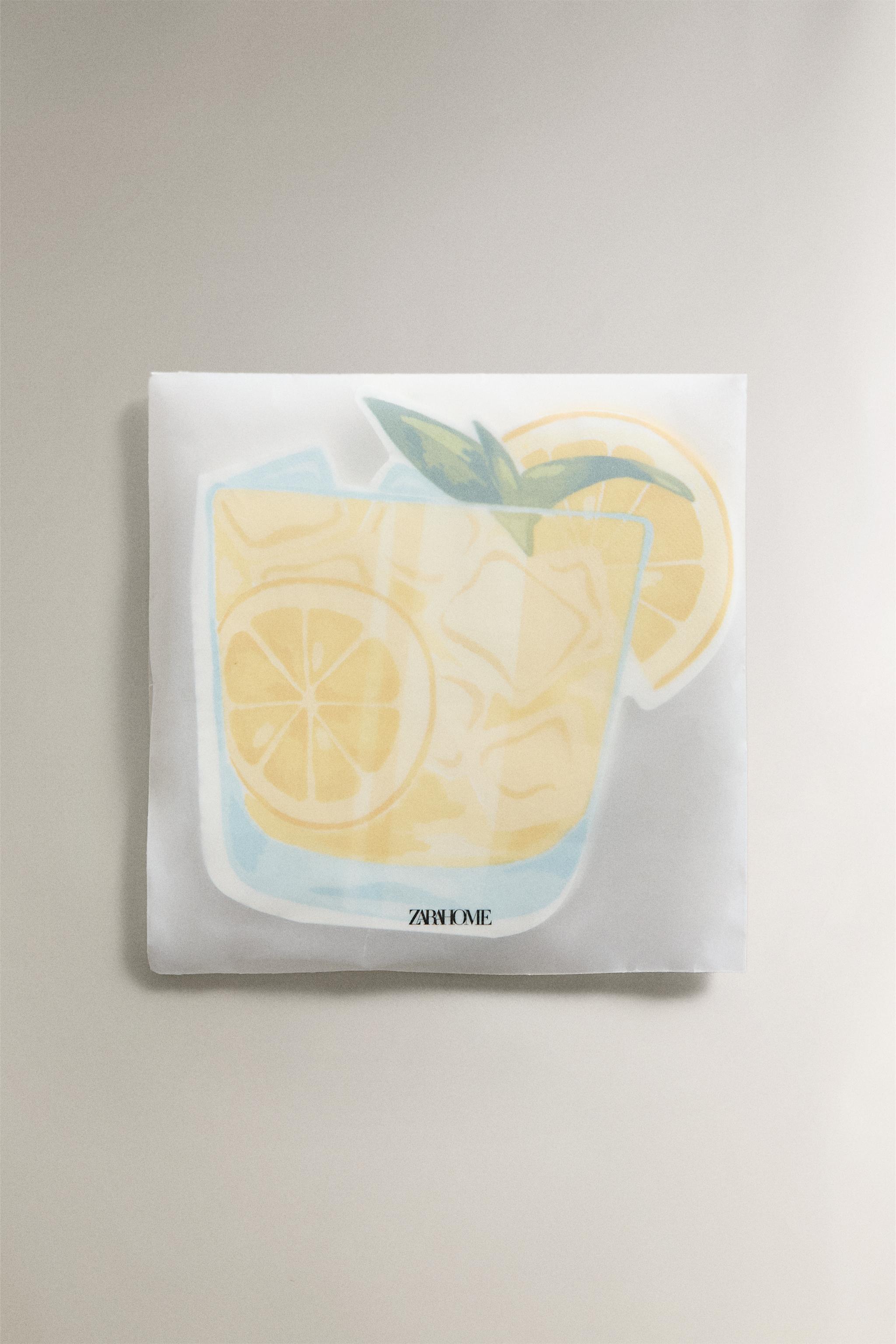 SET OF LEMONADE PAPER NAPKINS (SET OF 20)