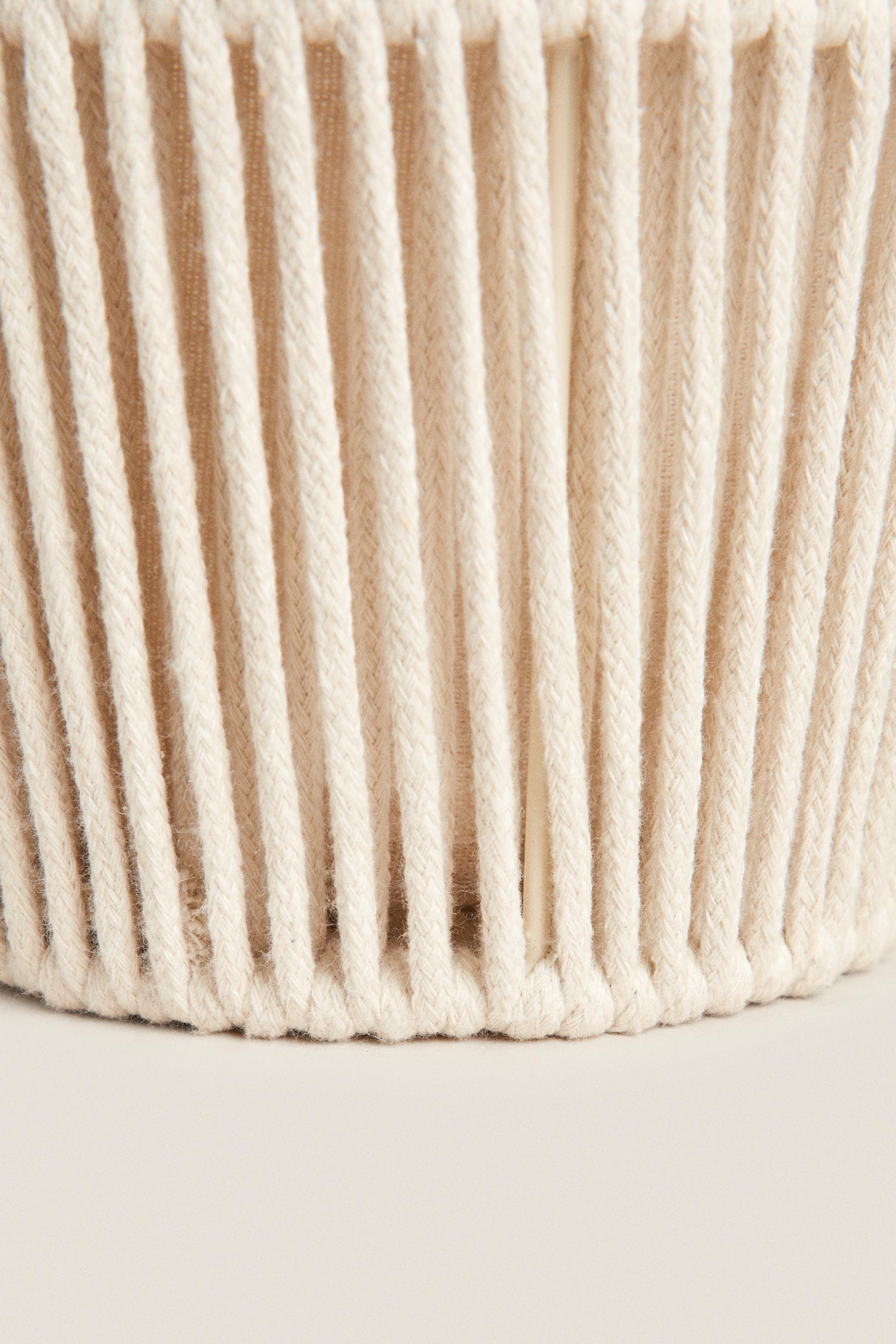 BATHROOM TRASH CAN WITH COTTON LINING