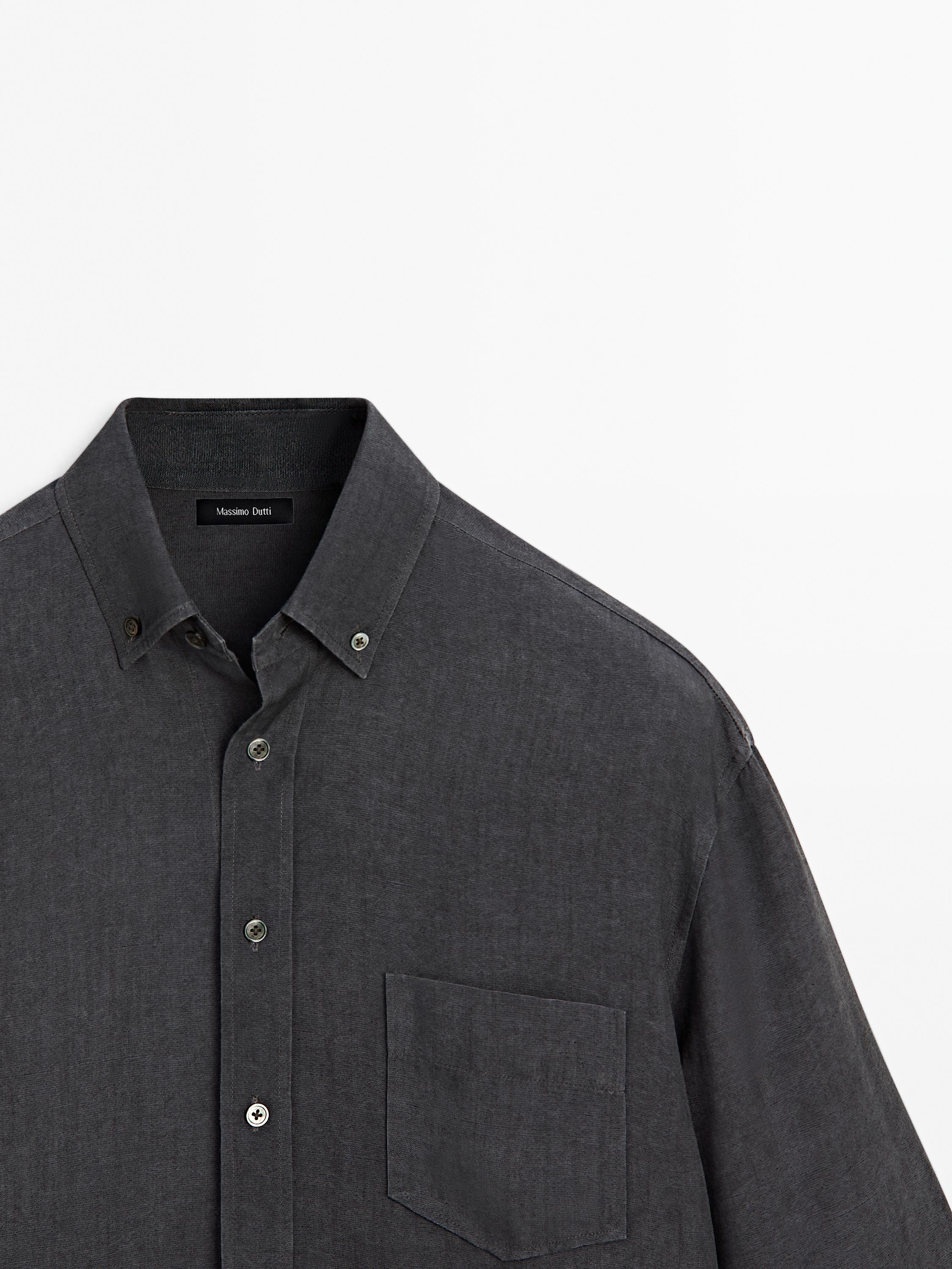 Regular fit flowing shirt