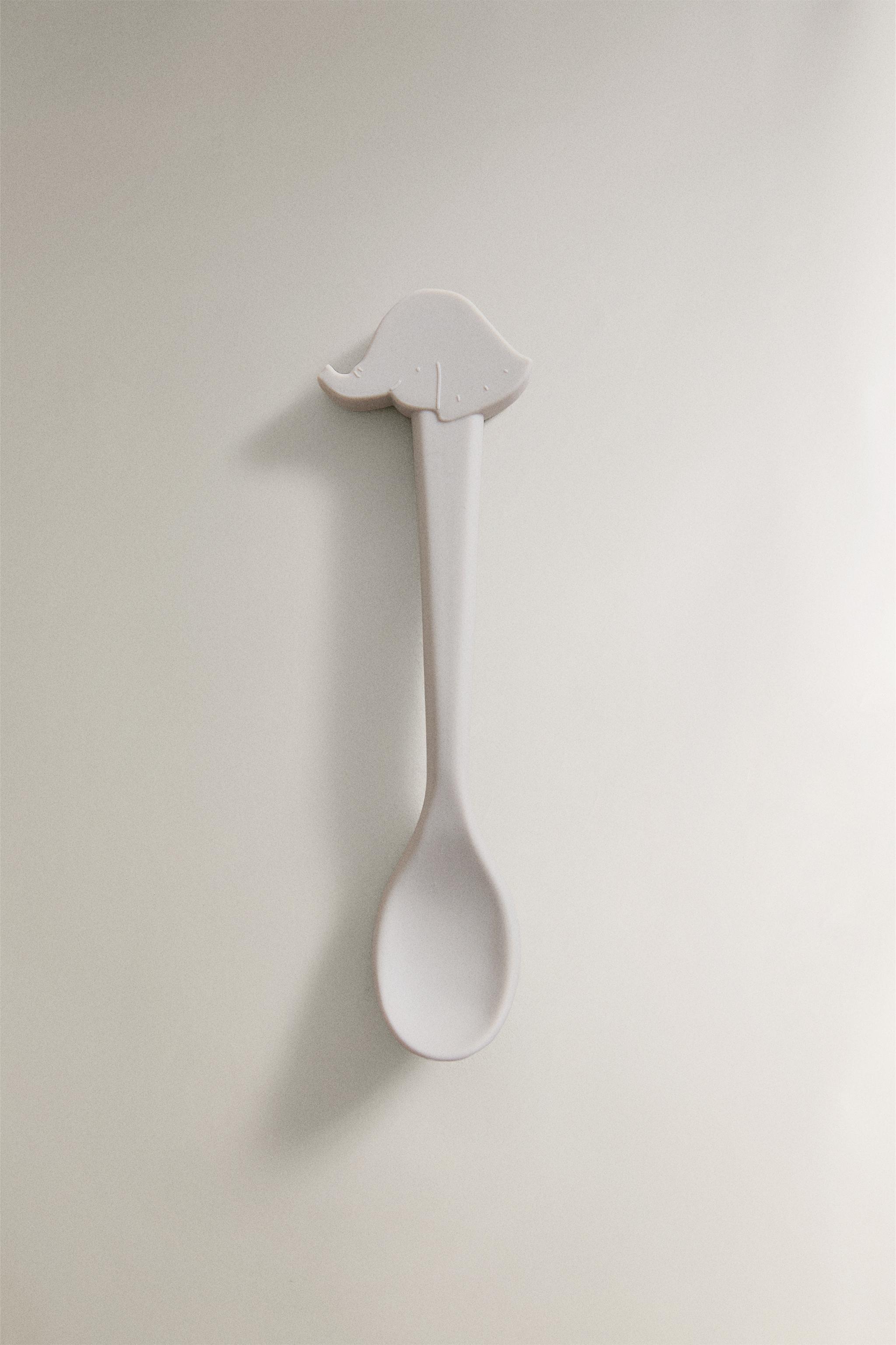 CHILDREN'S SILICONE ELEPHANT SPOON