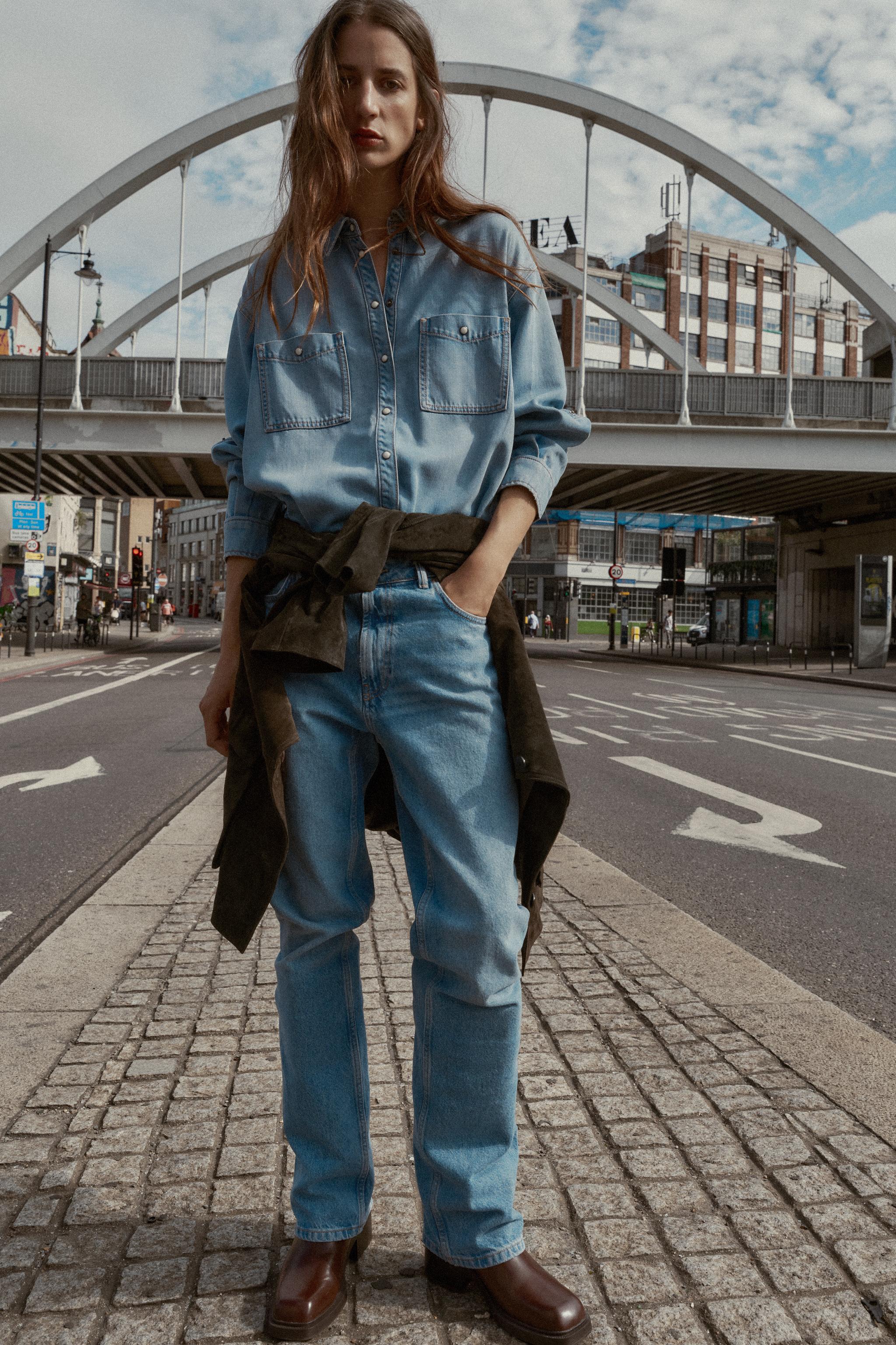 OVERSIZED DENIM SHIRT