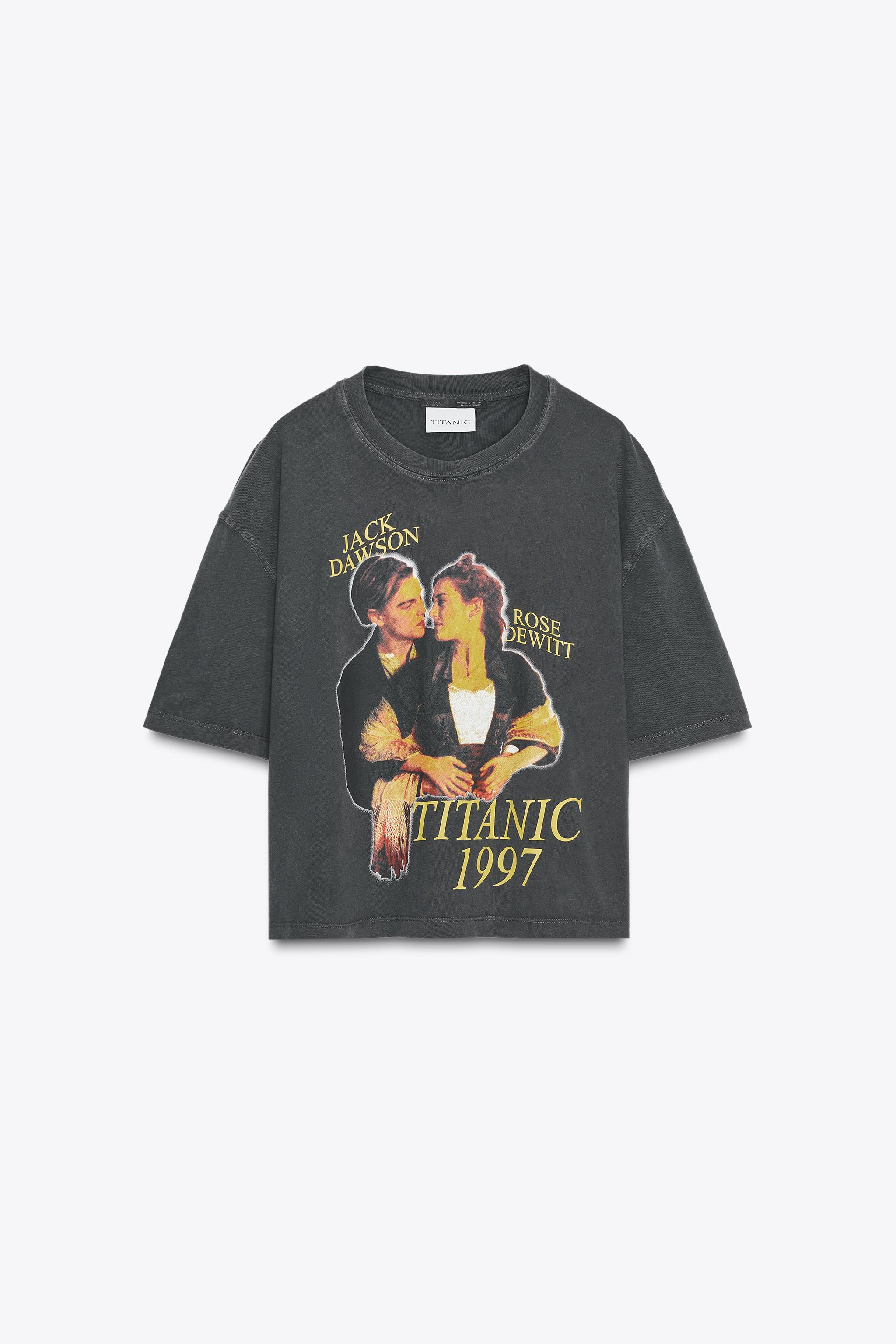TITANIC WASHED EFFECT T-SHIRT