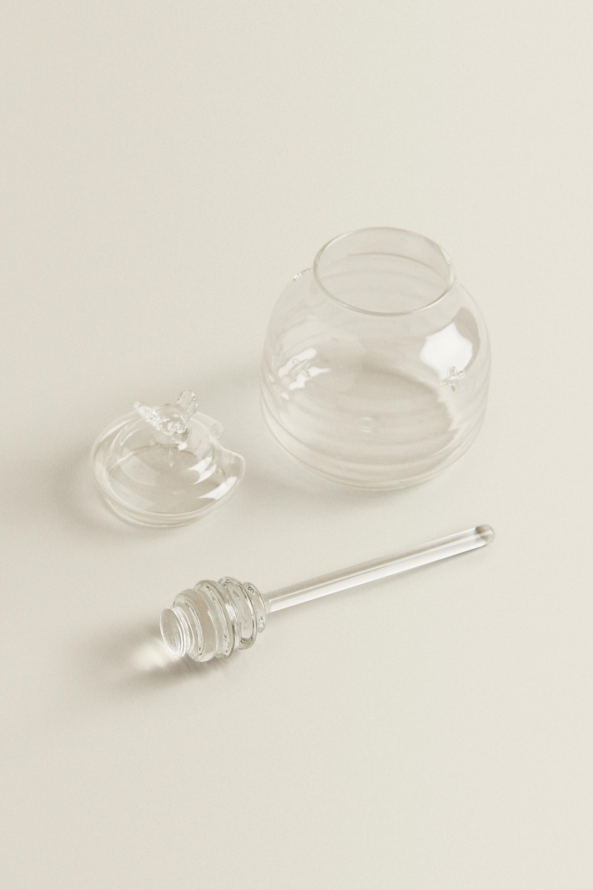 BUMBLEBEE BOROSILICATE GLASS HONEY JAR