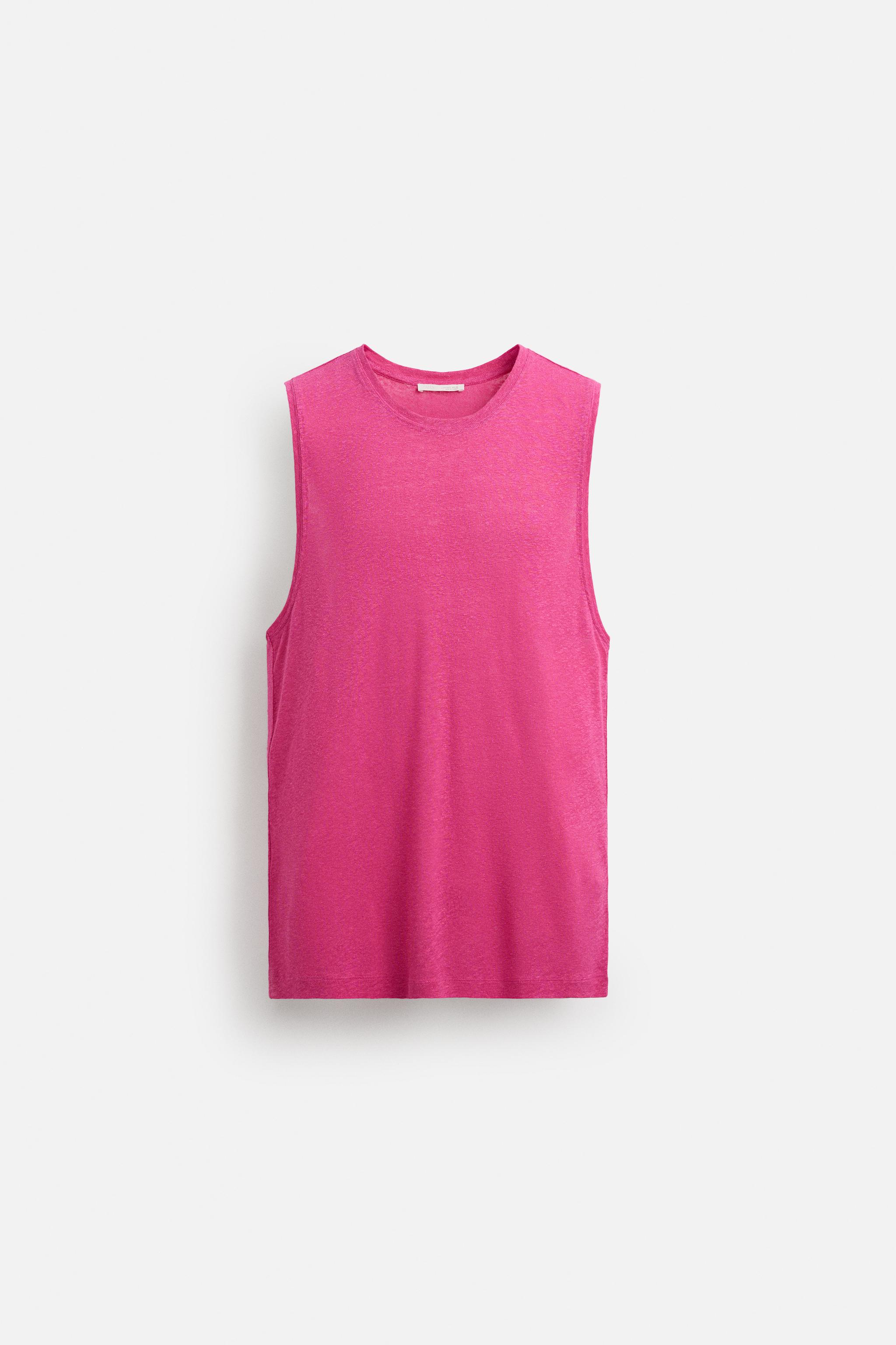 VISCOSE LINEN TANK TOP