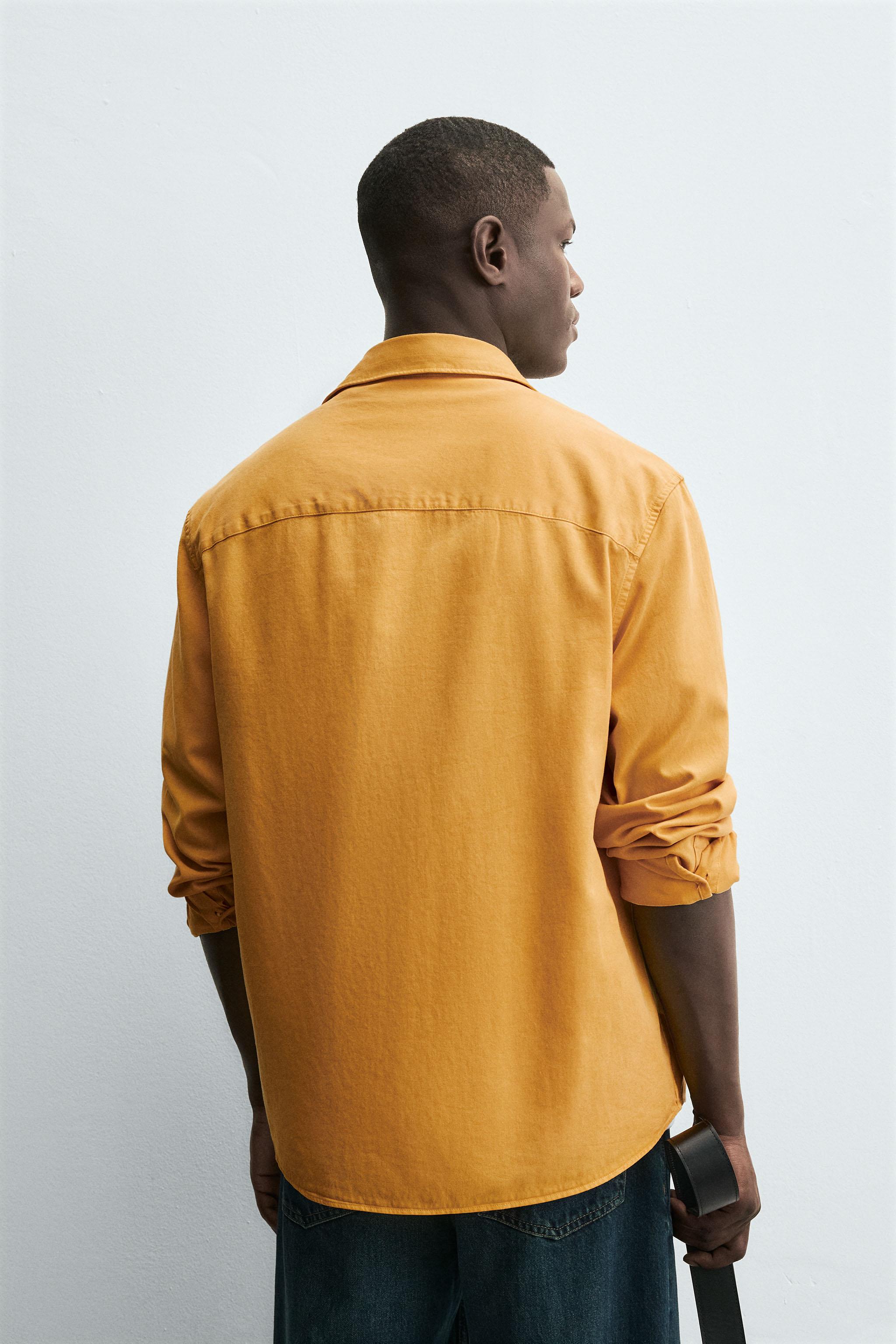 LYOCELL - COTTON SHIRT WITH POCKETS