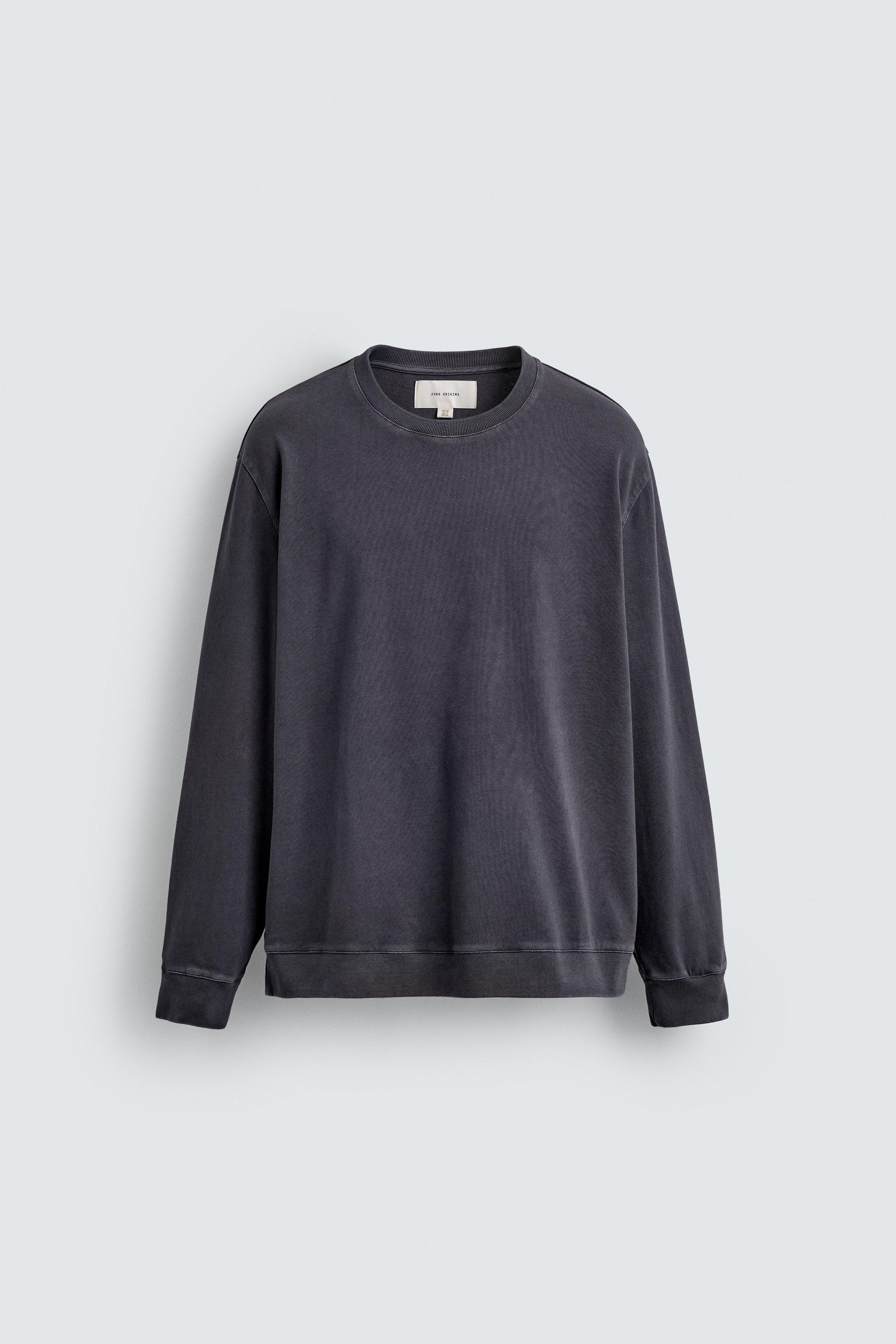 SOFT CREWNECK WASHED SWEATSHIRT