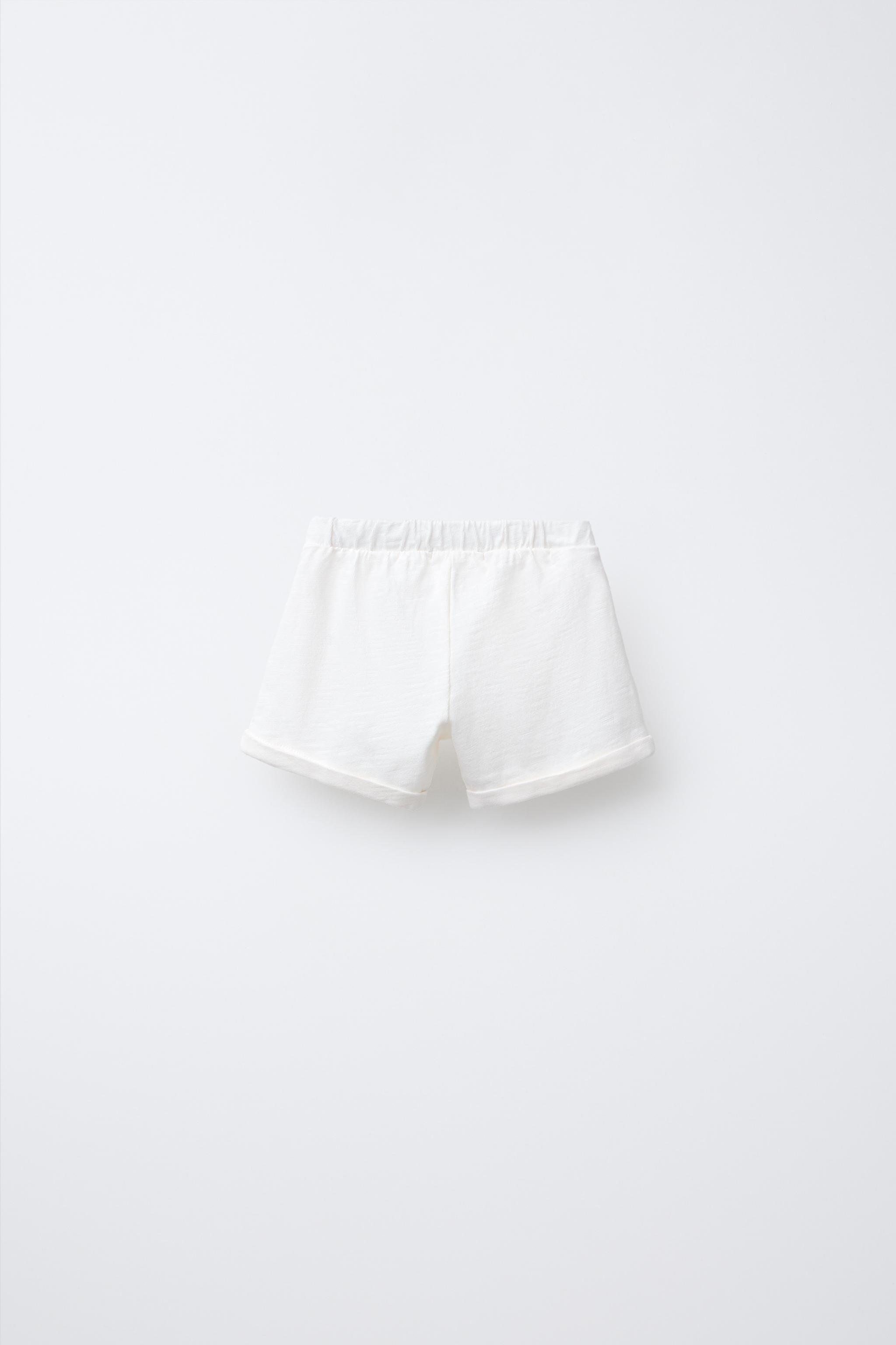 PLAIN COMBINATION BERMUDA SHORTS