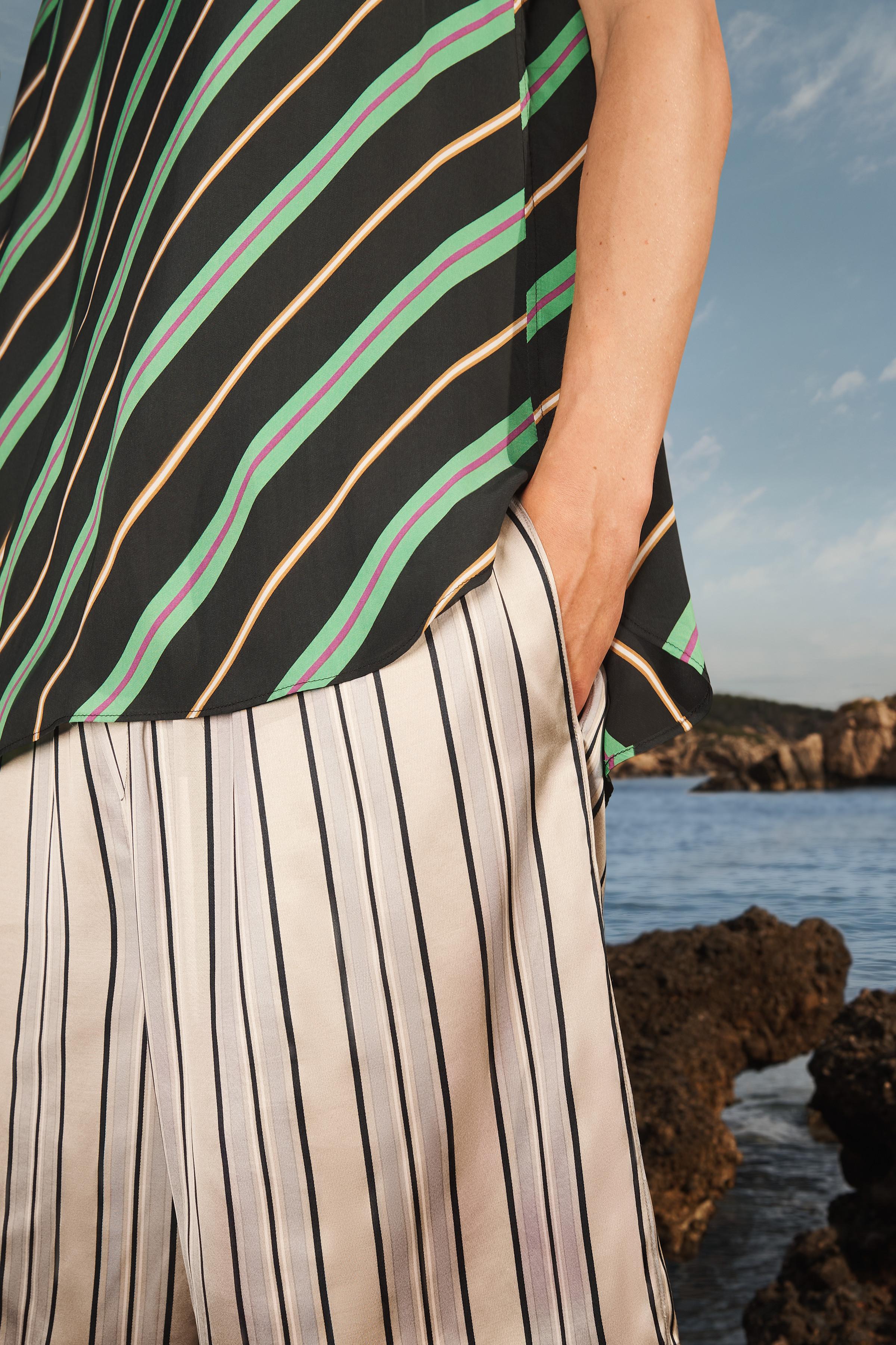 STRIPED RELAXED FIT BERMUDA SHORTS LIMITED EDITION