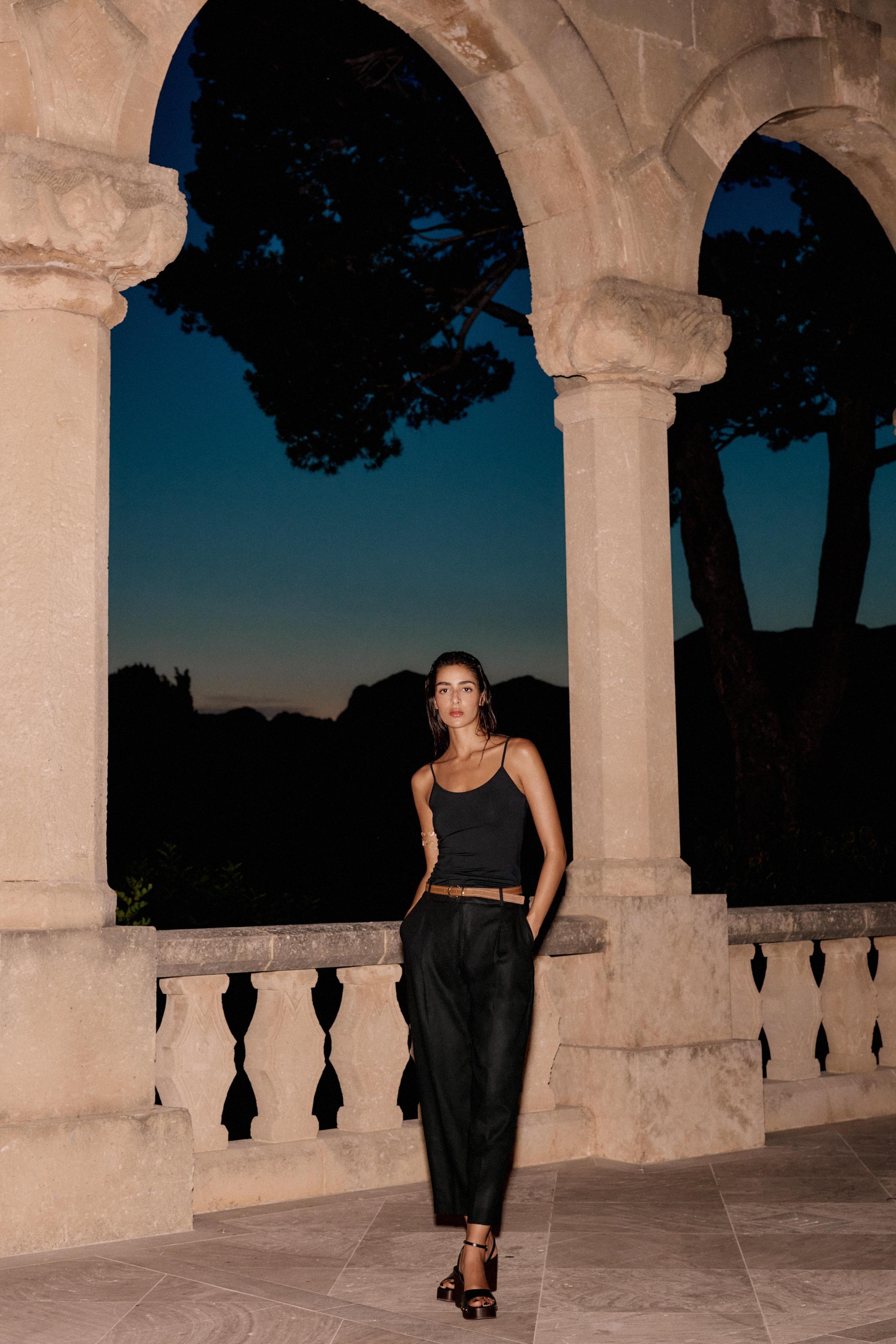 POLYAMIDE SPAGHETTI STRAP CAMISOLE