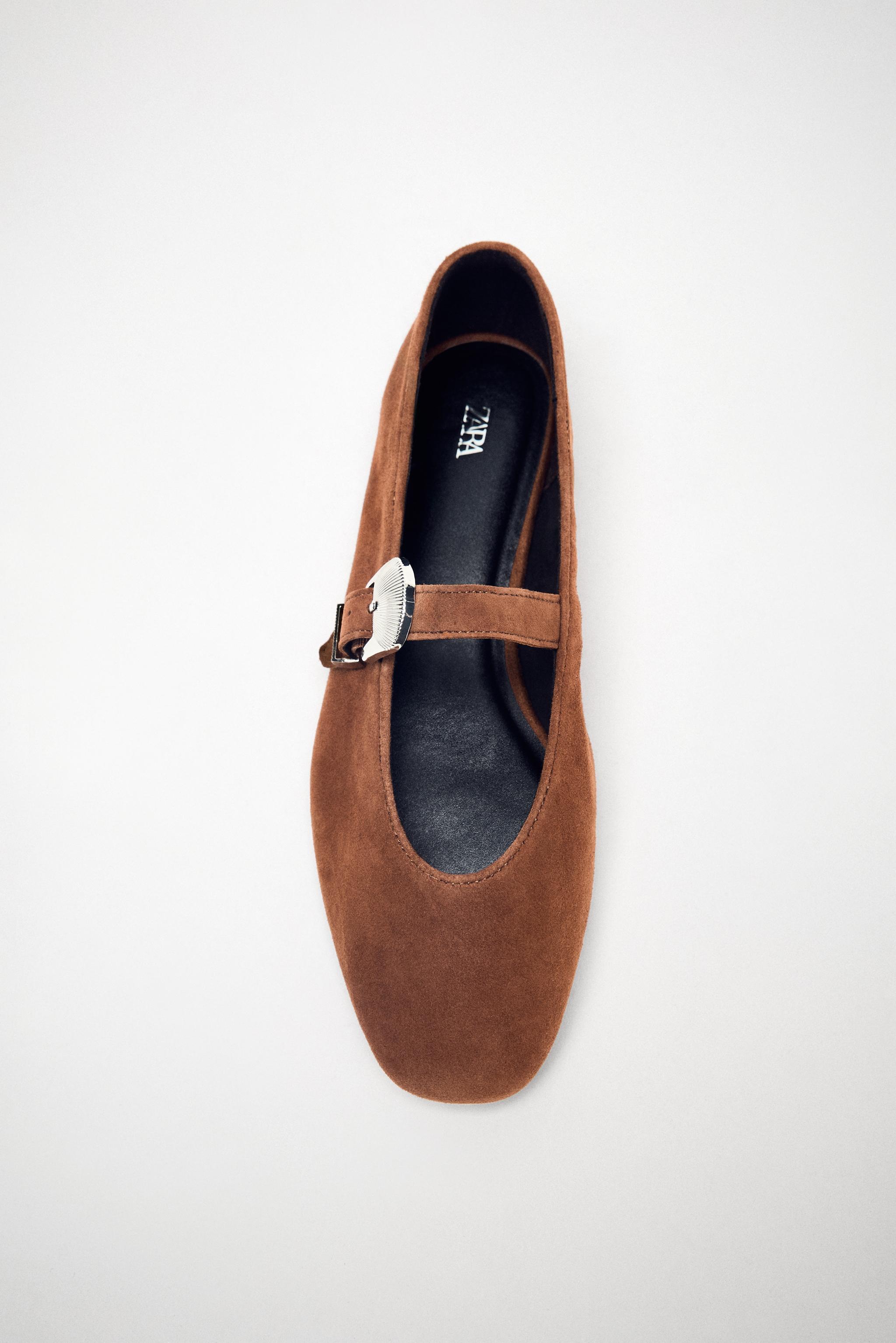 BUCKLE SUEDE MARY JANES