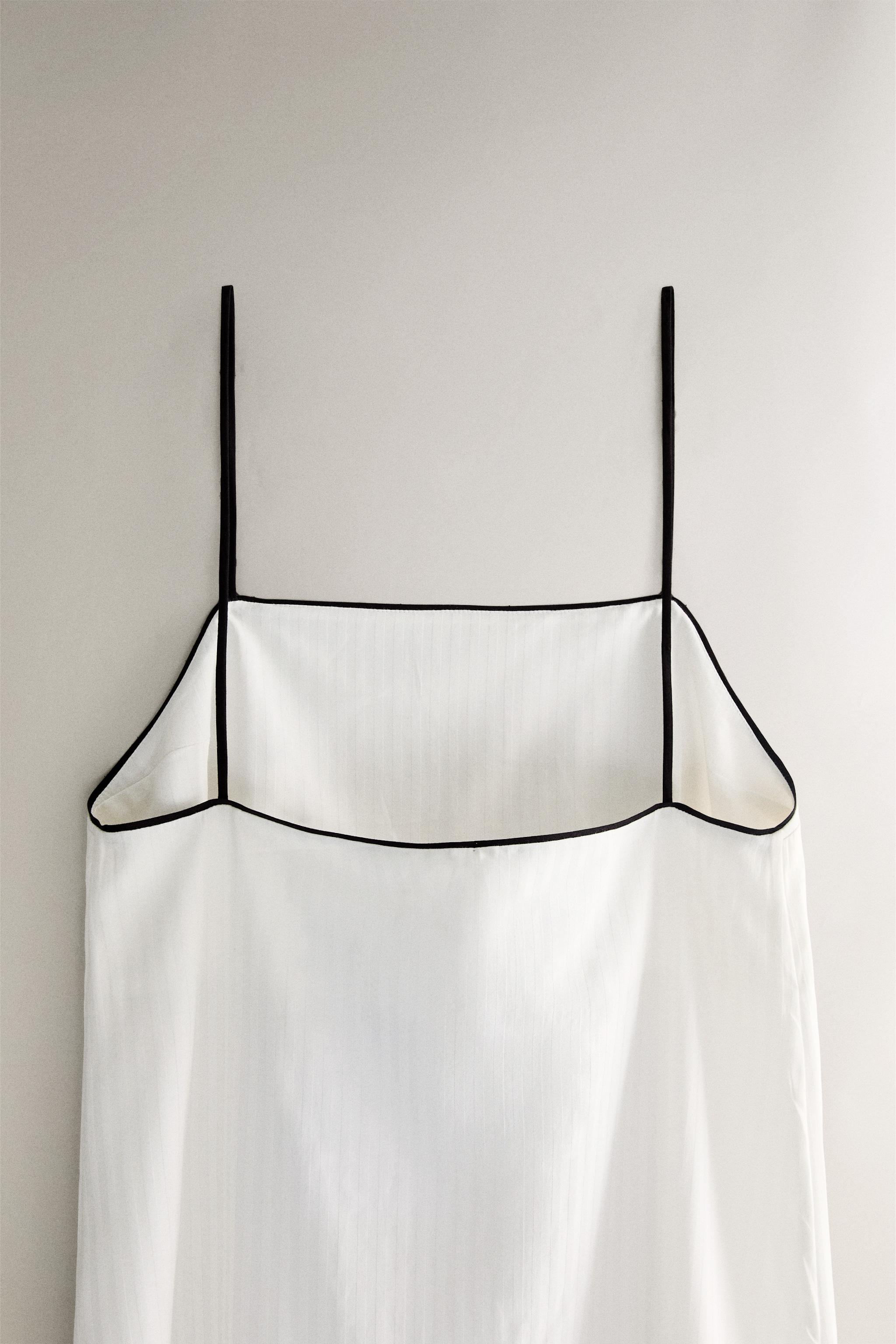 STRIPED JACQUARD NIGHTGOWN