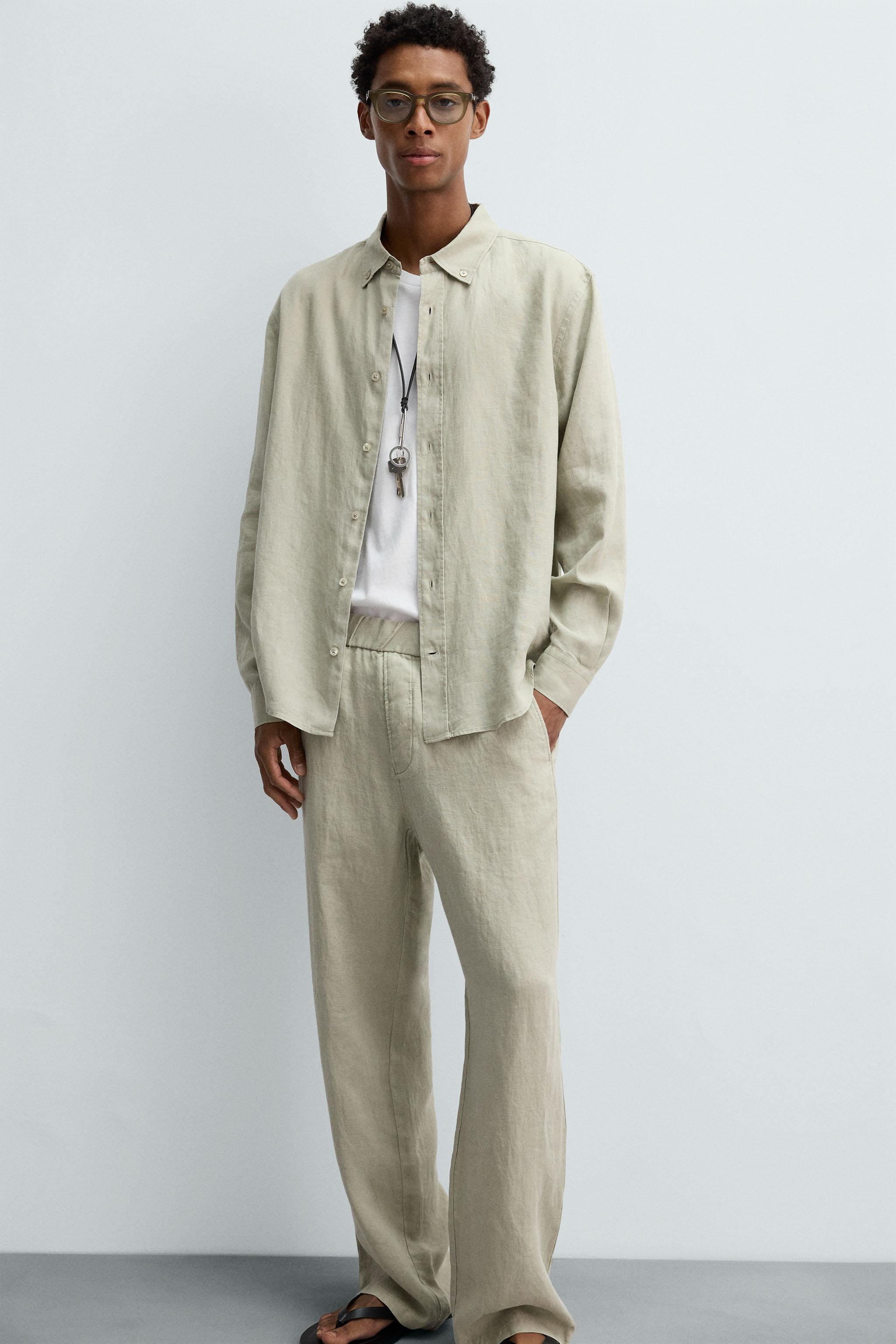 LINEN PANTS IN 100% LINEN