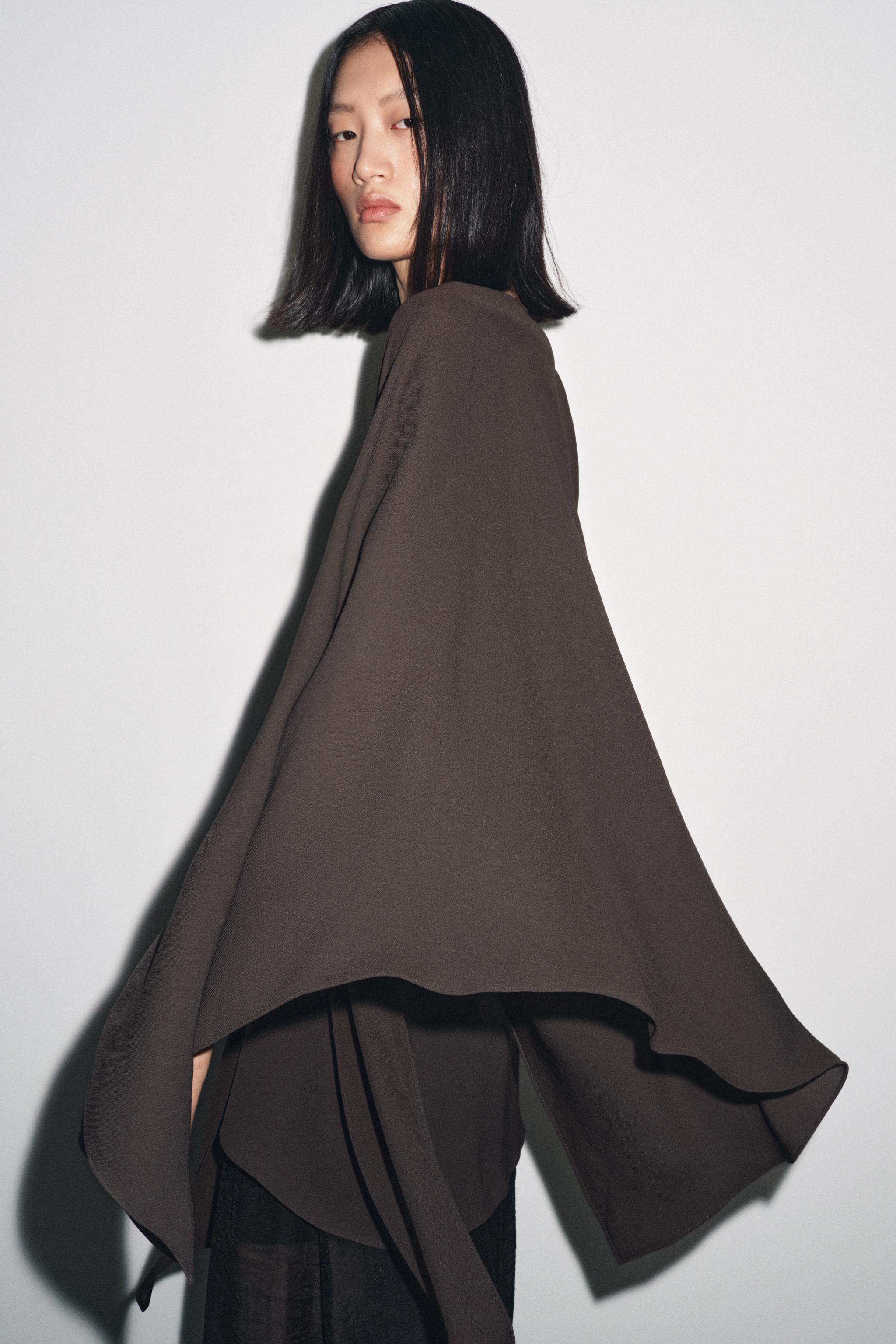 ZW COLLECTION ASYMMETRIC WRAP BLOUSE