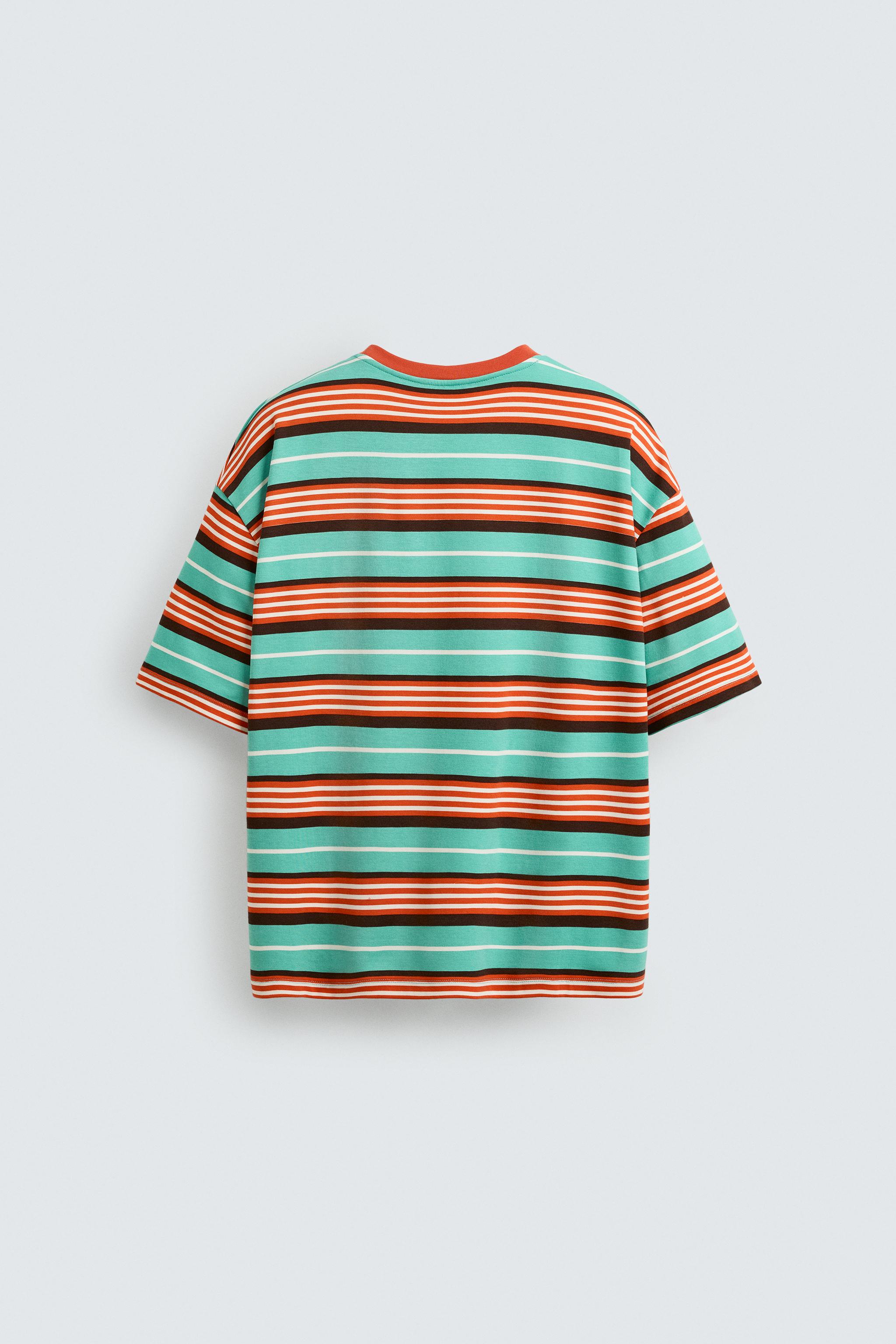 EMBROIDERED STRIPED T-SHIRT © OTIS KWAME KYE QUAICOE