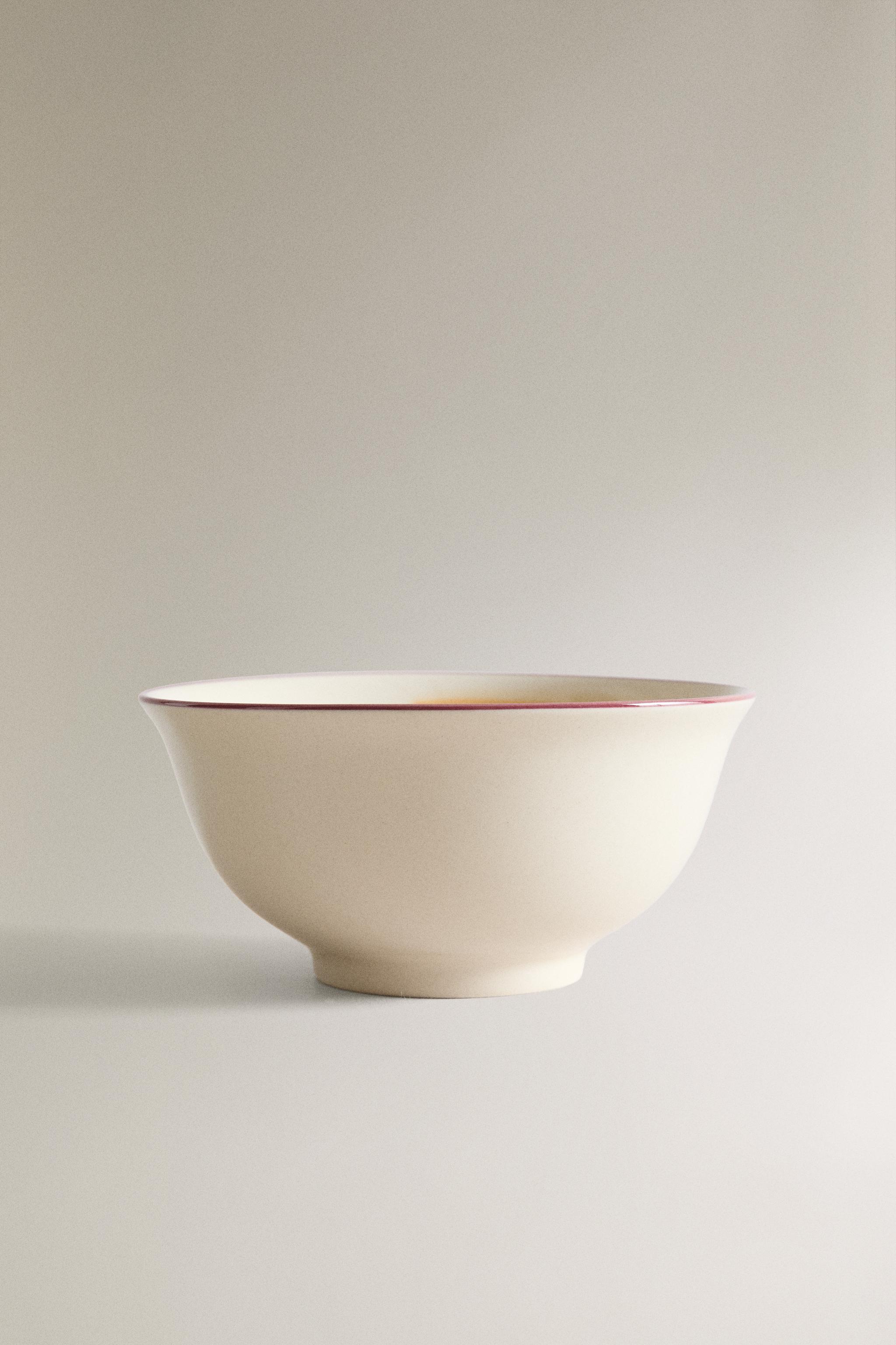 STONEWARE BOWL WITH ICE CREAM DESIGN