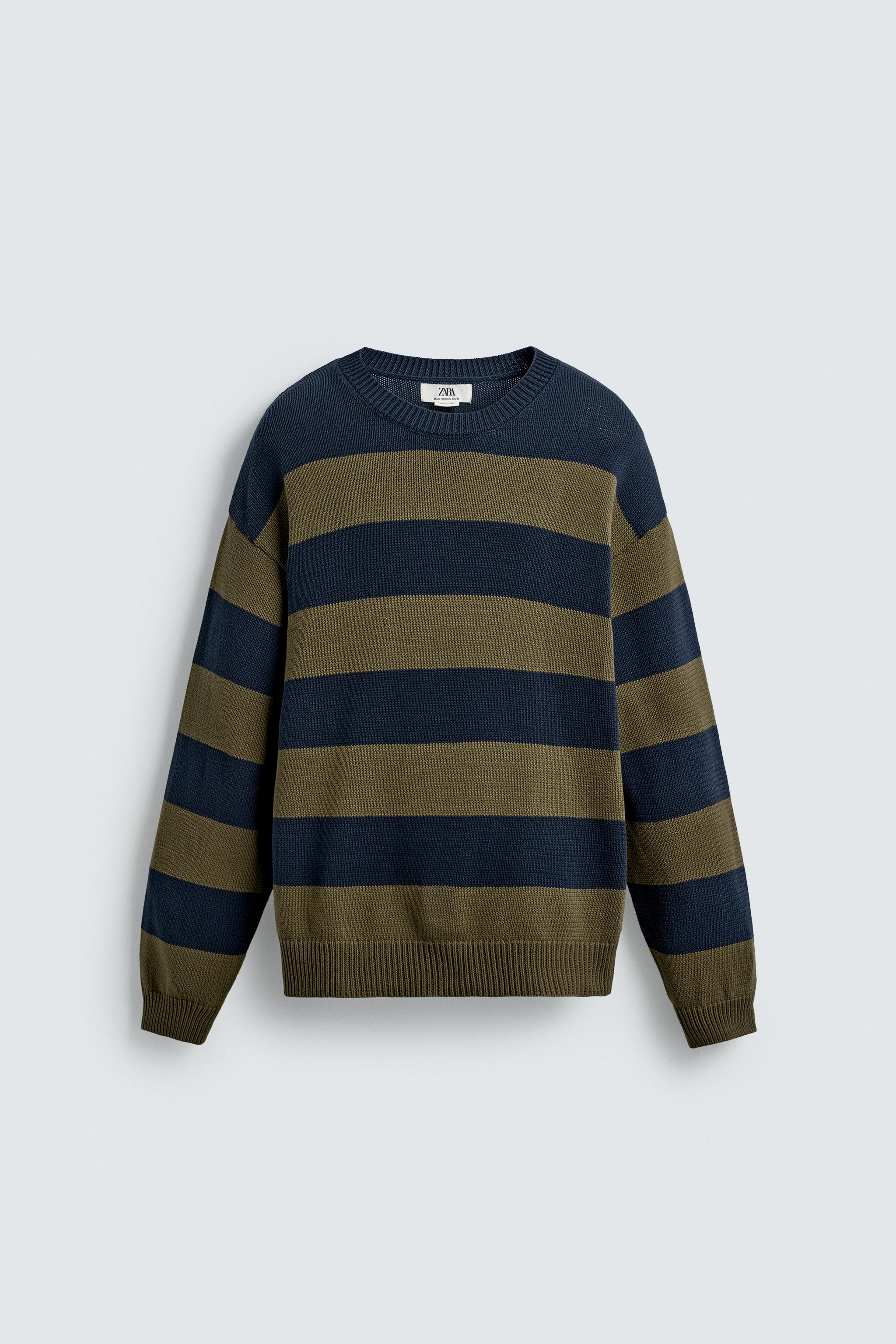 STRIPED JACQUARD SWEATER