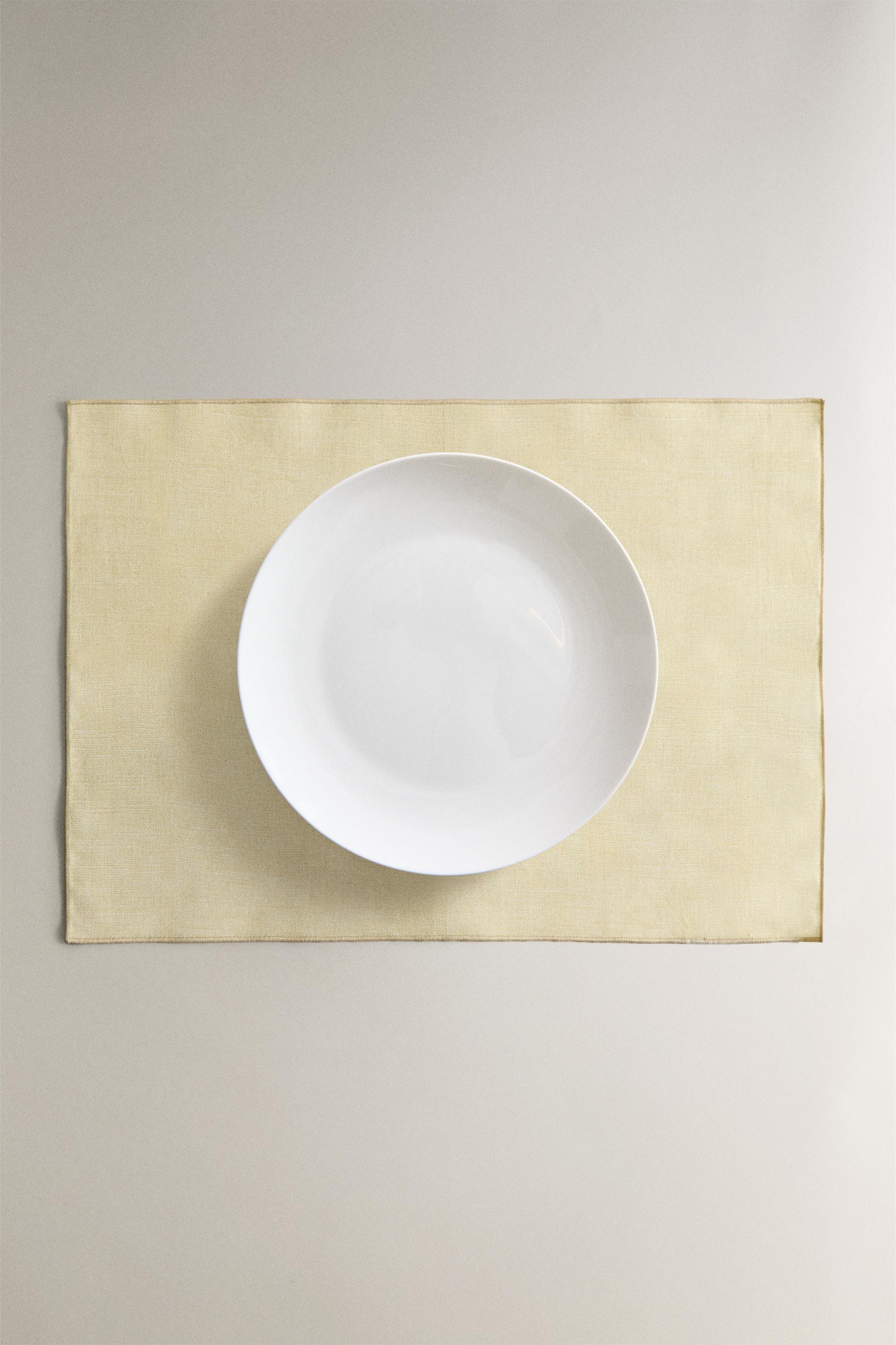 RESIN-COATED OVERLOCK PLACEMAT