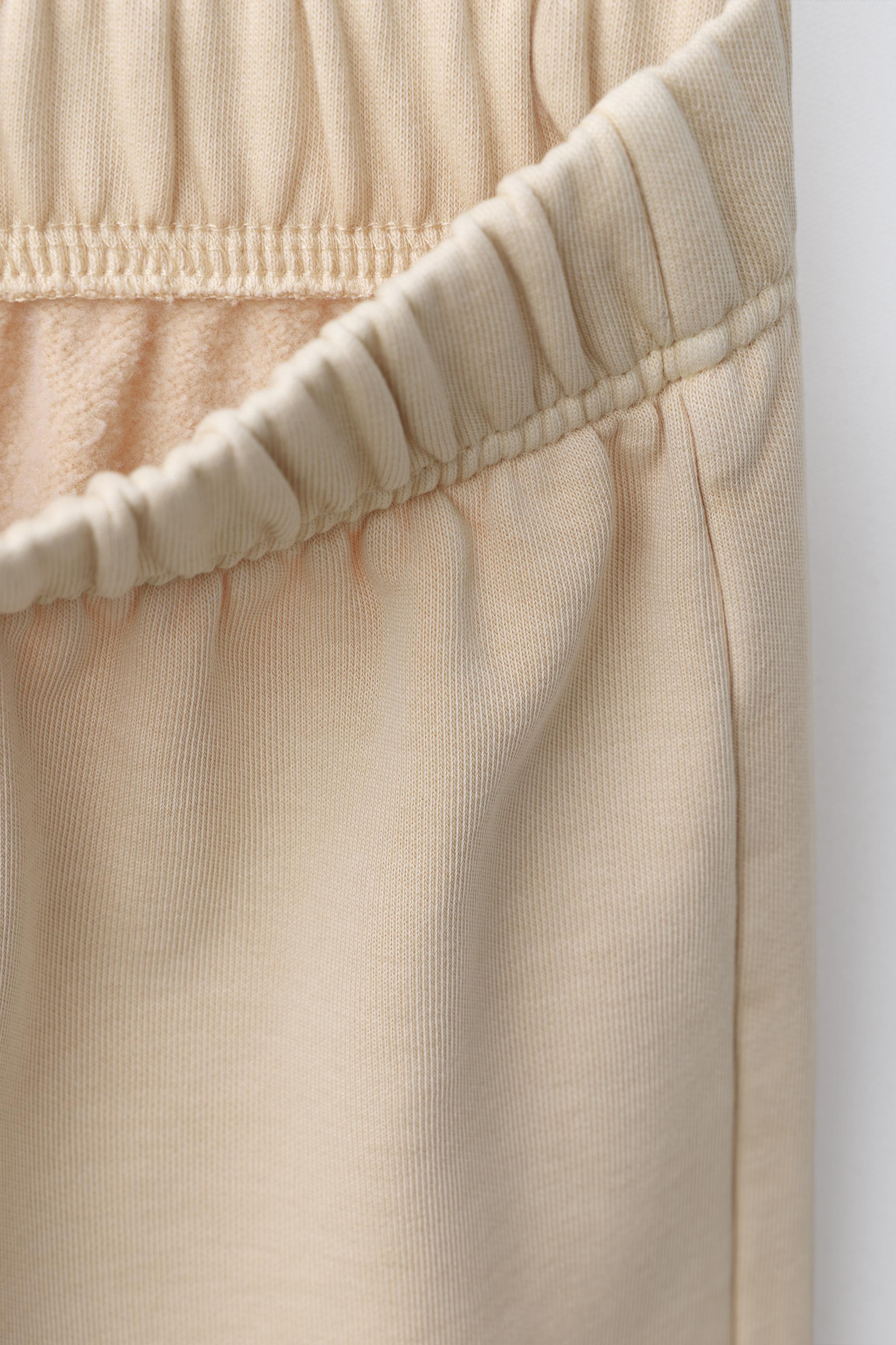 TEXT WIDE LEG SWEATSHIRT AND PANTS SET