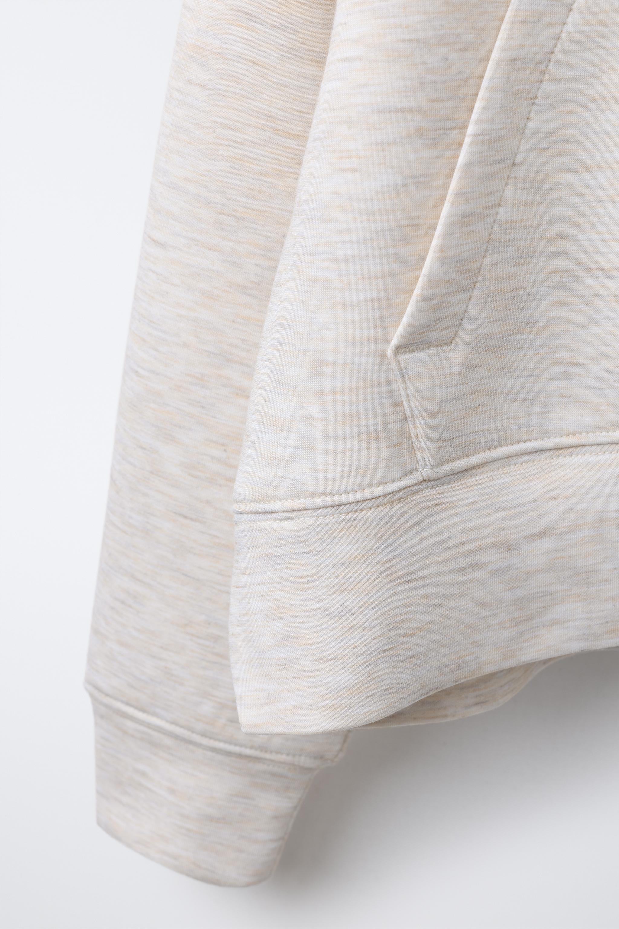 RAISED TEXT SWEATSHIRT