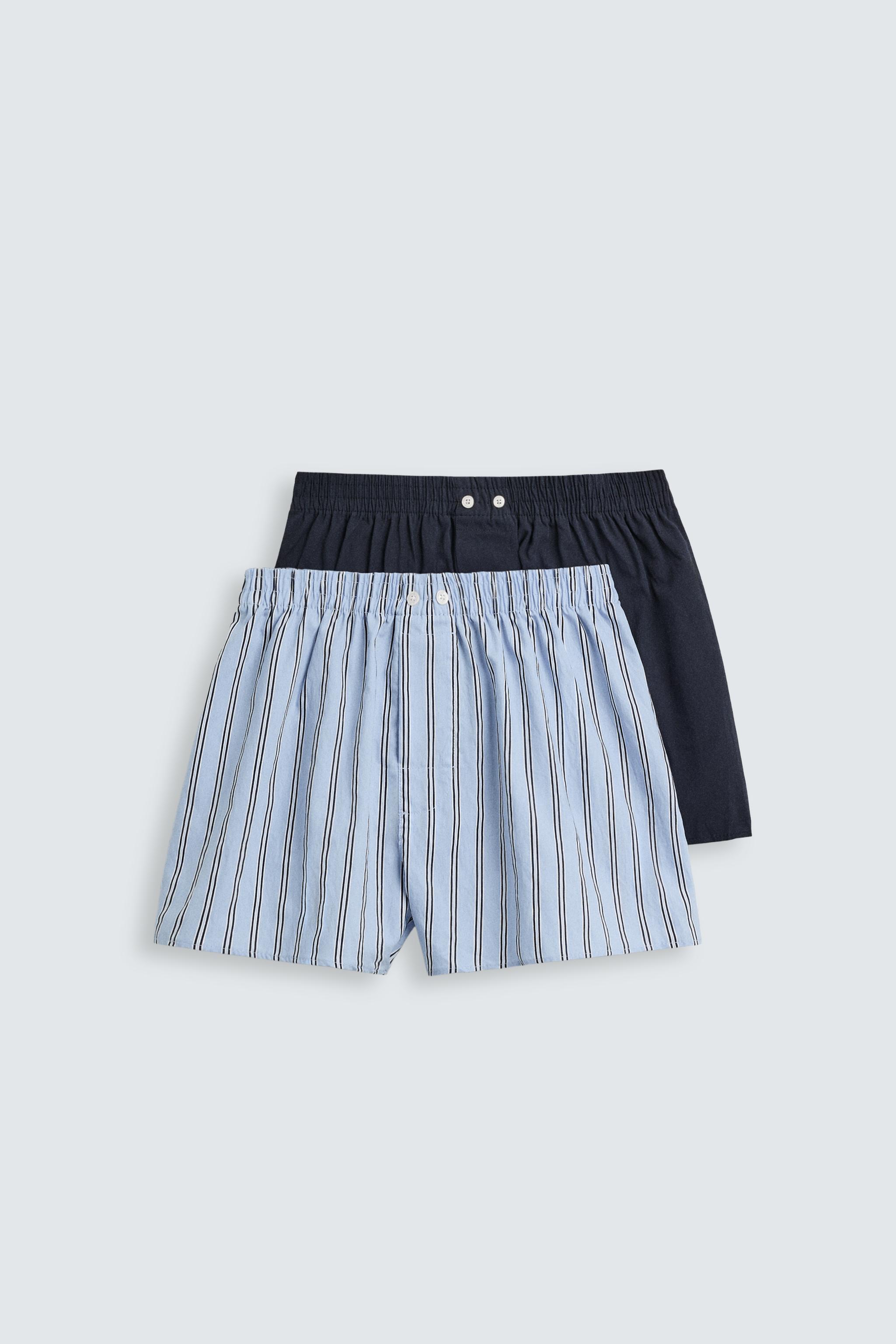 COMBINATION POPLIN BOXERS 2-PACK