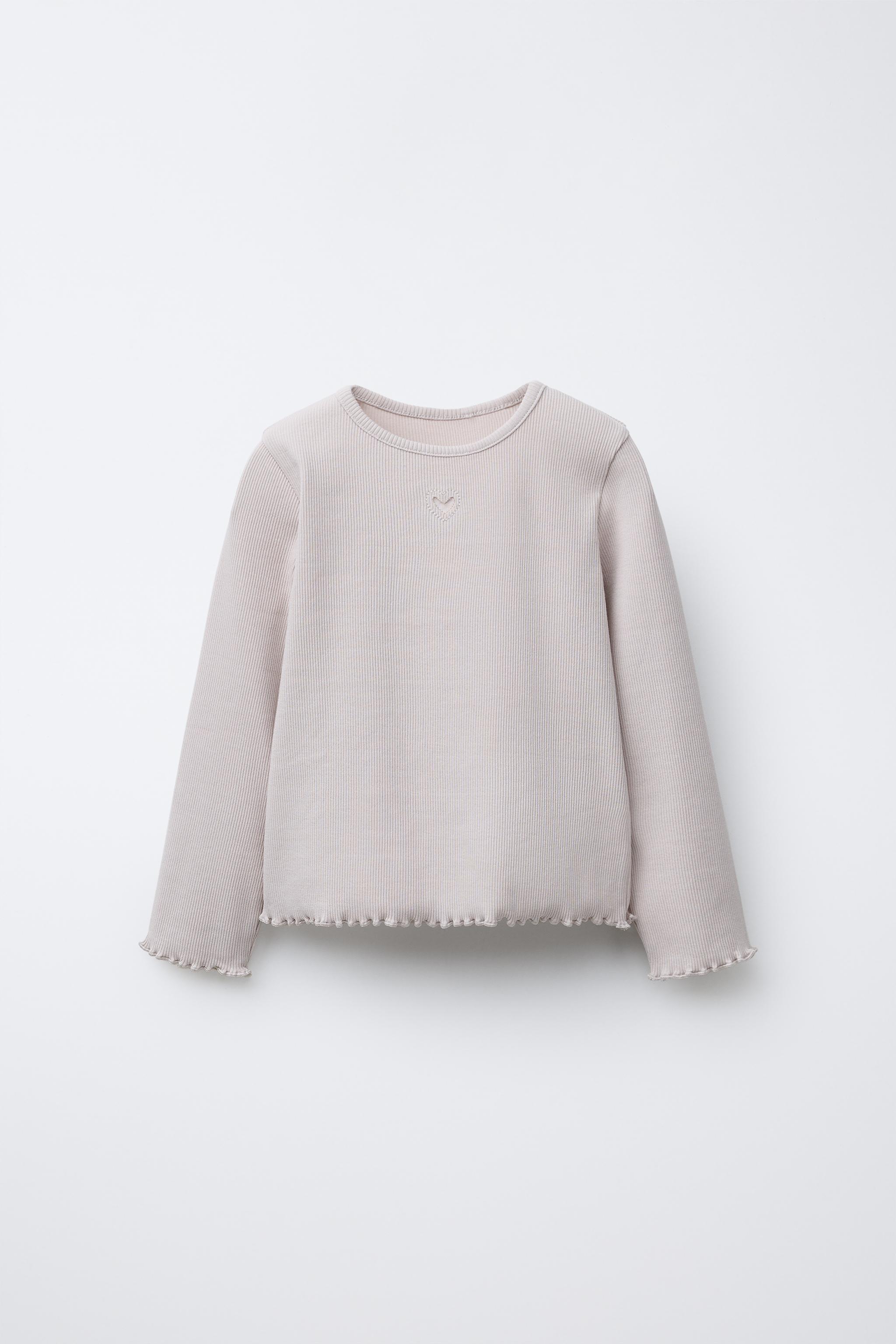 RIBBED HEART T-SHIRT